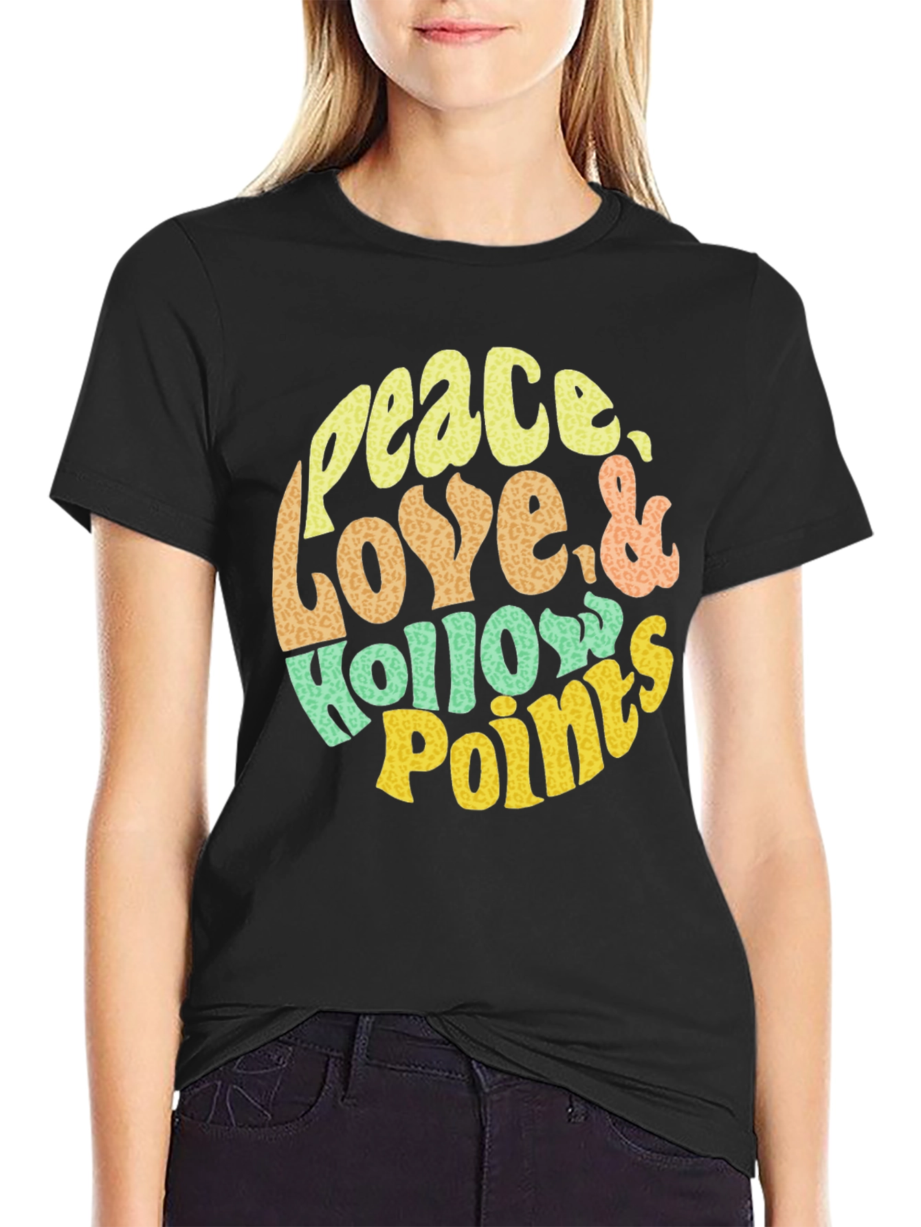 Peace Love & Hollow Points Graphic Tee