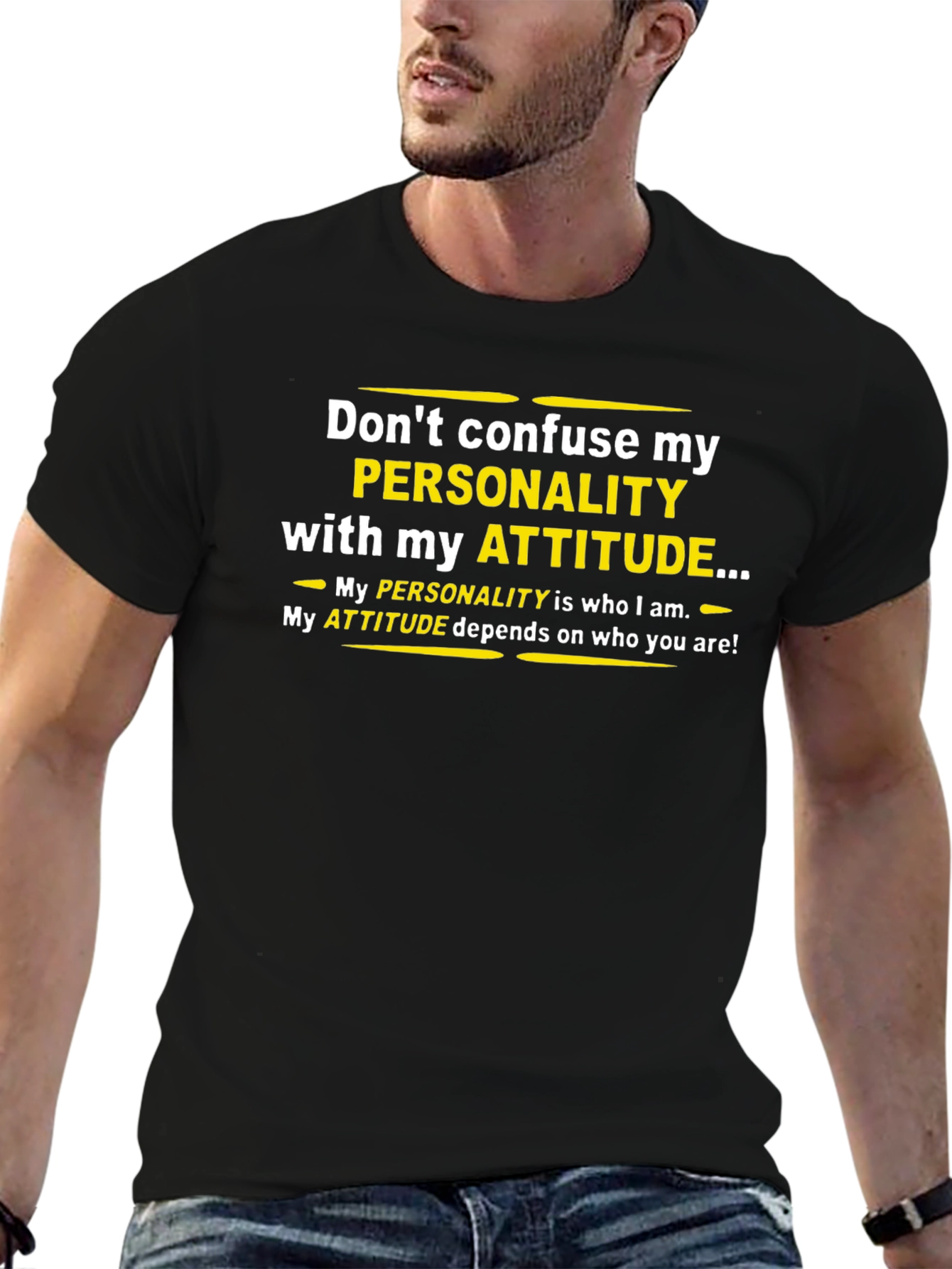 Personality vs. Attitude Graphic T-Shirt