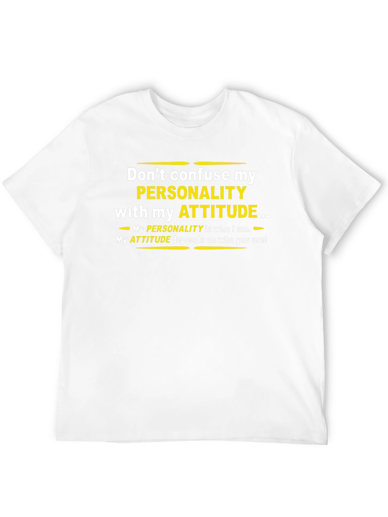 Personality vs. Attitude Graphic T-Shirt
