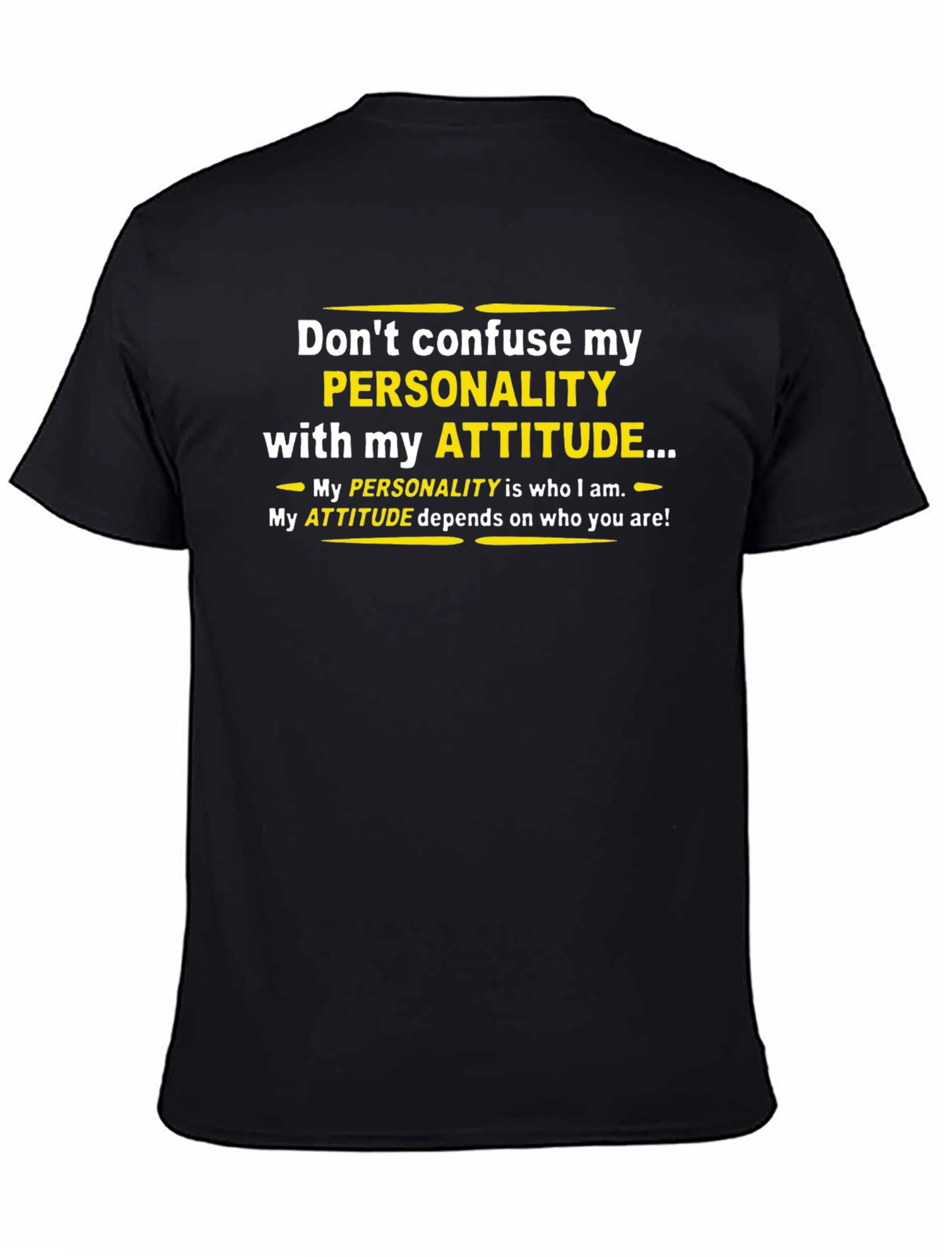 Personality vs. Attitude Graphic T-Shirt