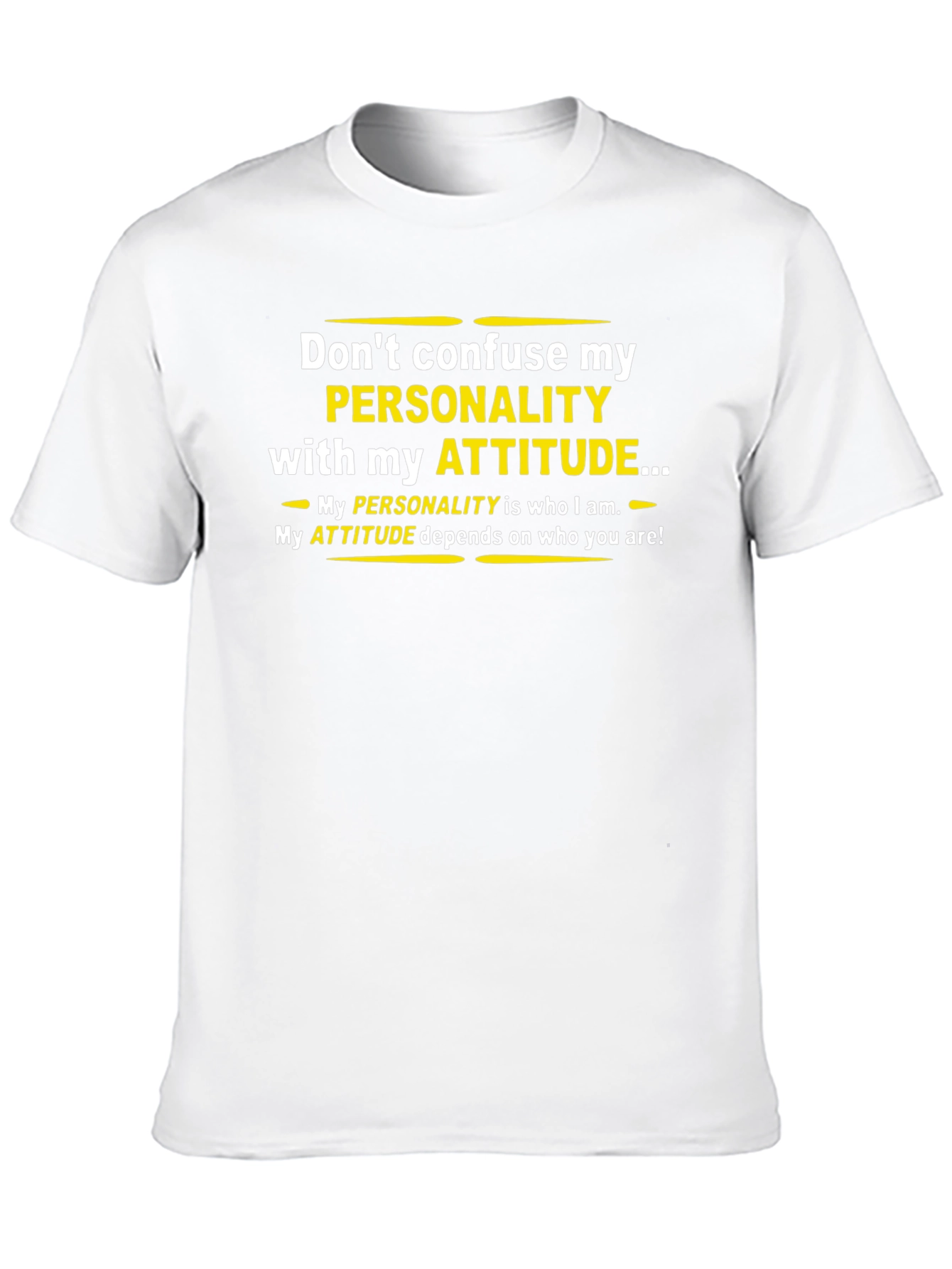 Personality vs. Attitude Graphic T-Shirt