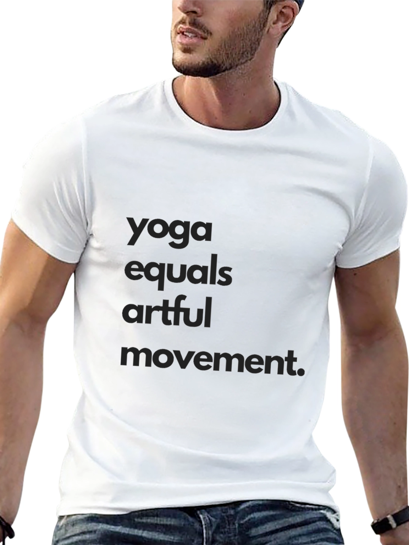 Yoga Equals Artful Movement Black Tee
