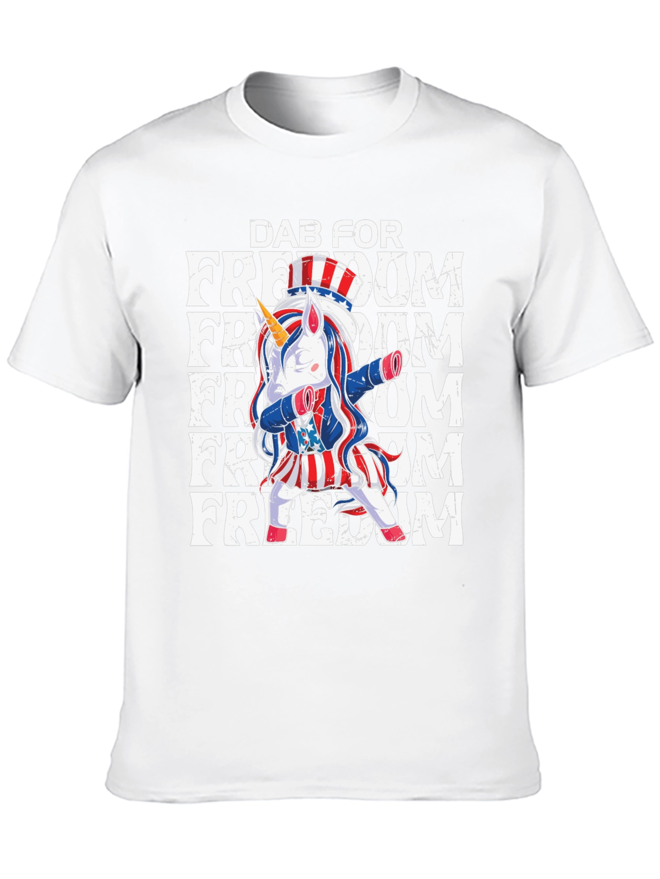 Dab for Freedom Unicorn Tee