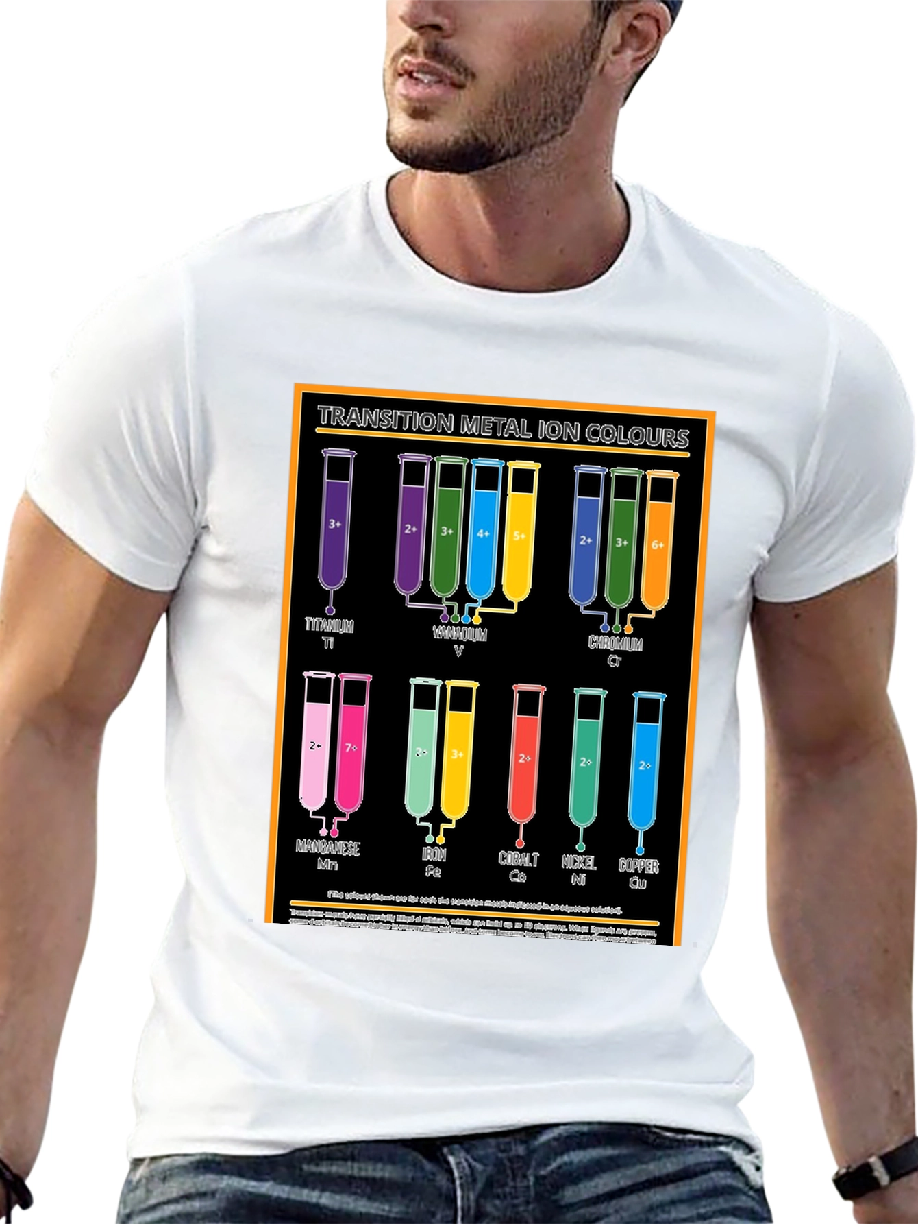Transition Metal Ion Colours Graphic T-Shirt
