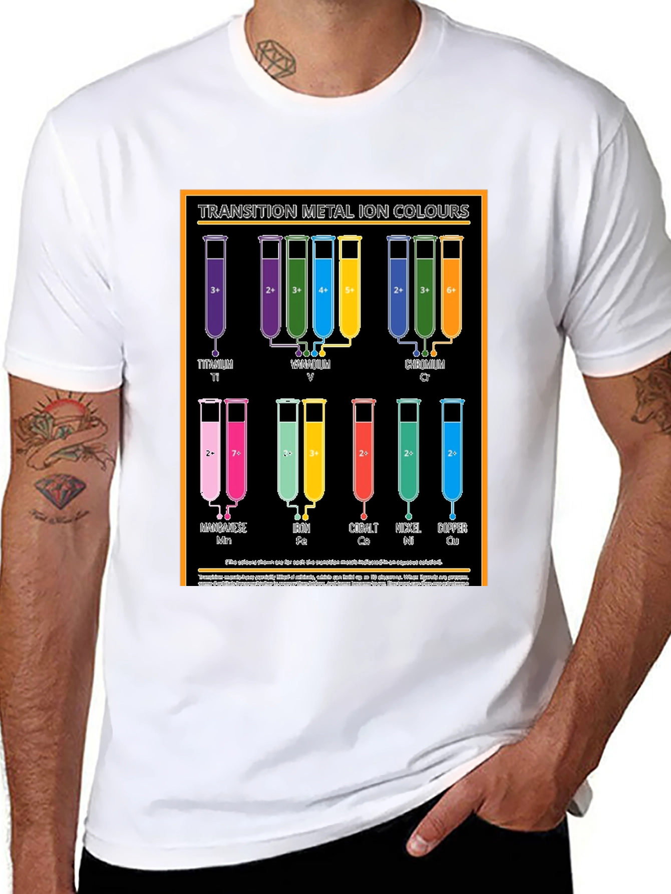 Transition Metal Ion Colours Graphic T-Shirt