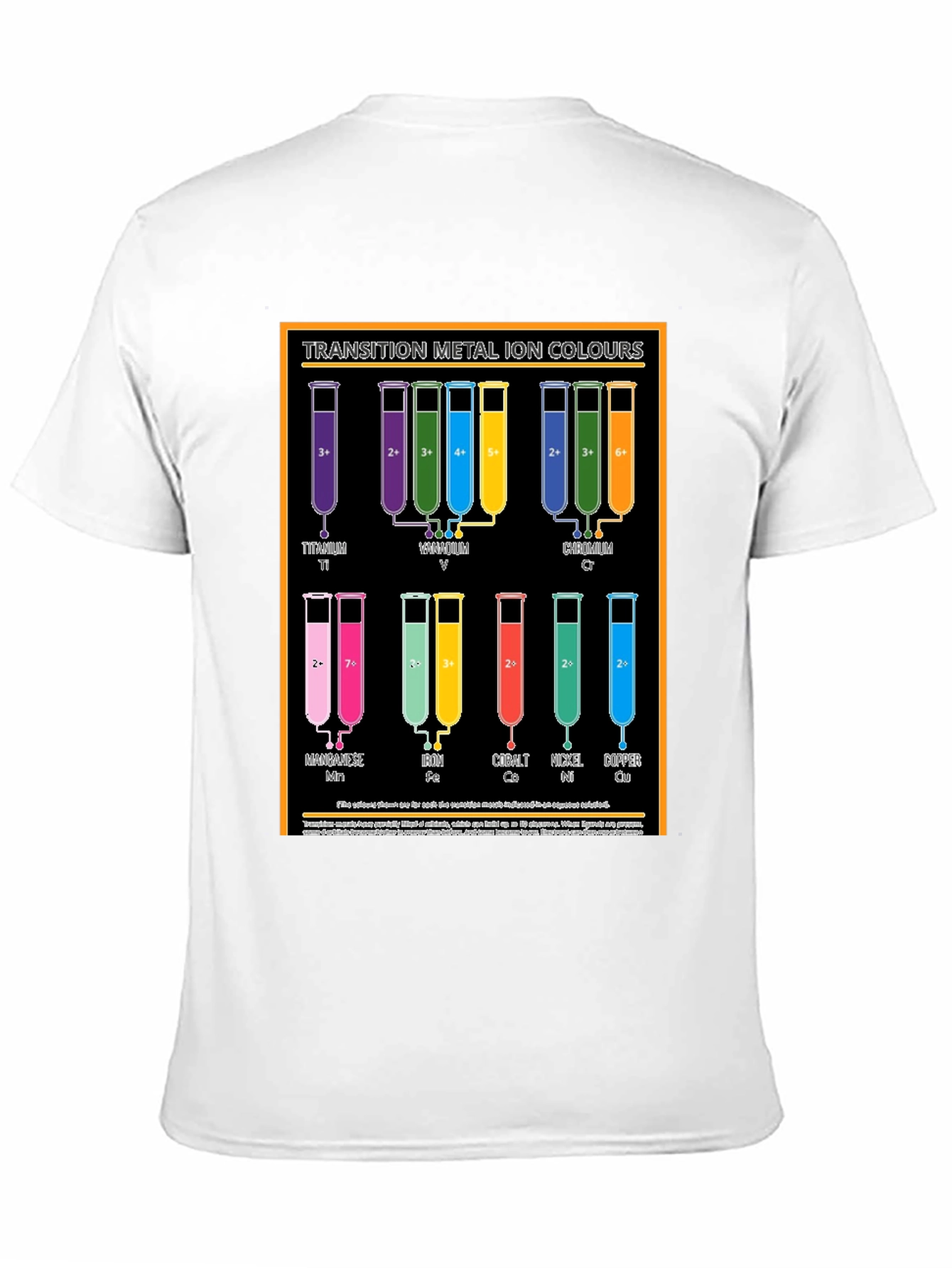 Transition Metal Ion Colours Graphic T-Shirt