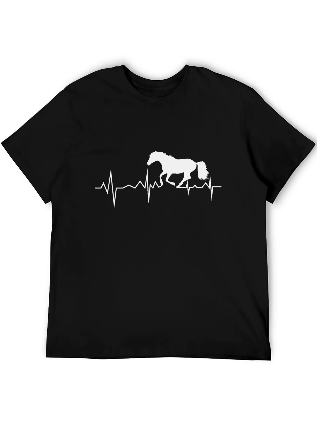 Horse Heartbeat T-Shirt - Equestrian Style