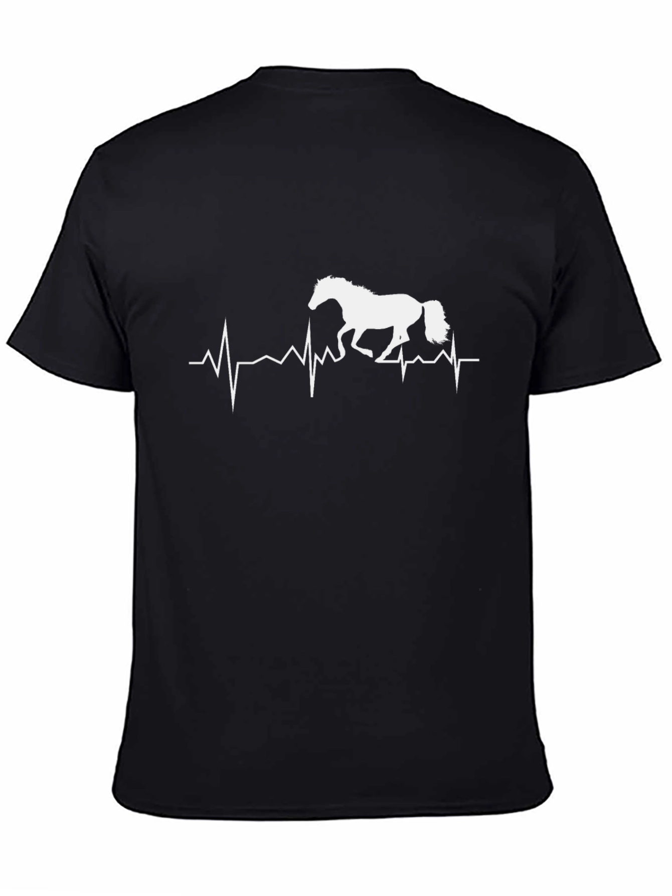 Horse Heartbeat T-Shirt - Equestrian Style
