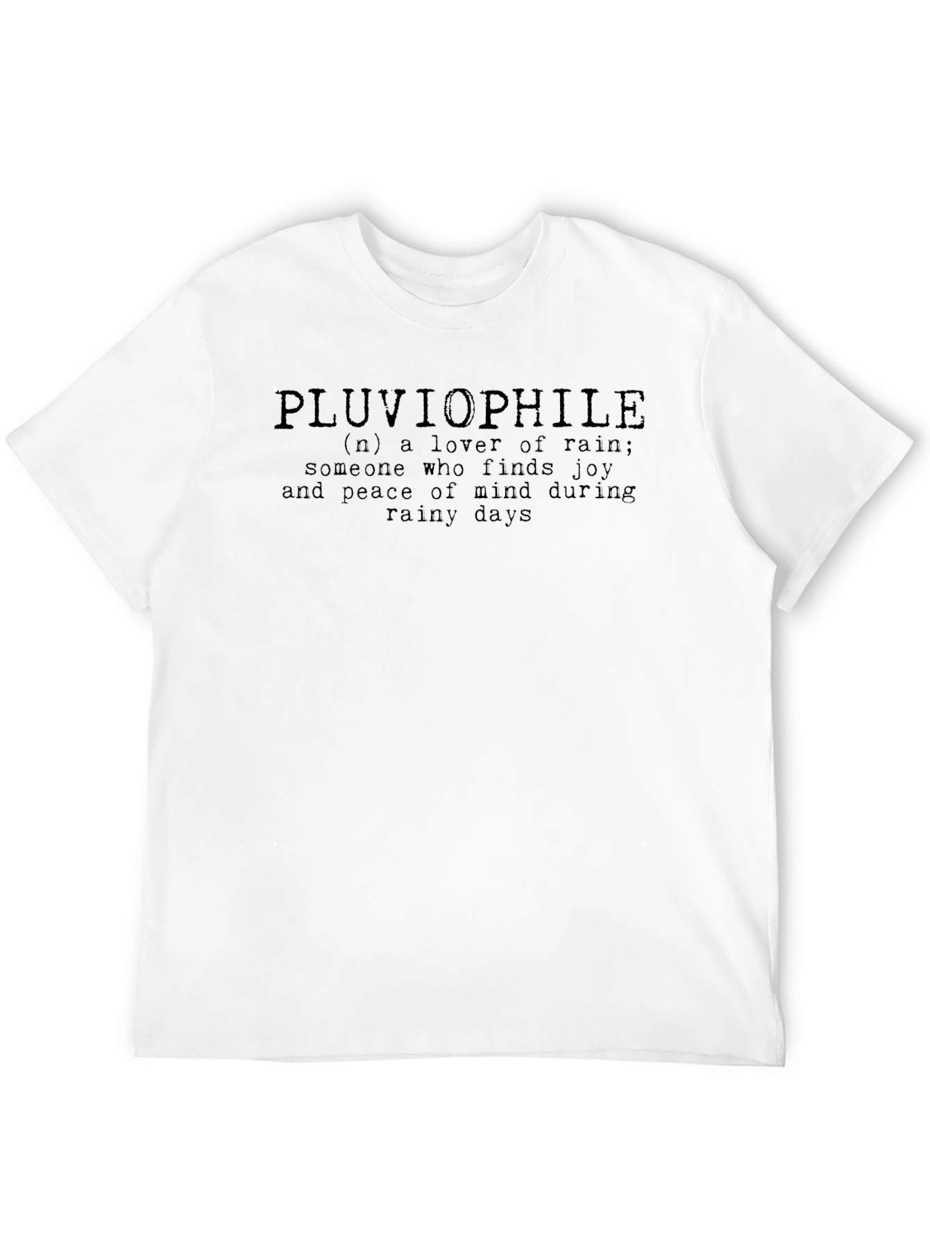 Pluviophile T-Shirt - Rainy Day Lover Tee