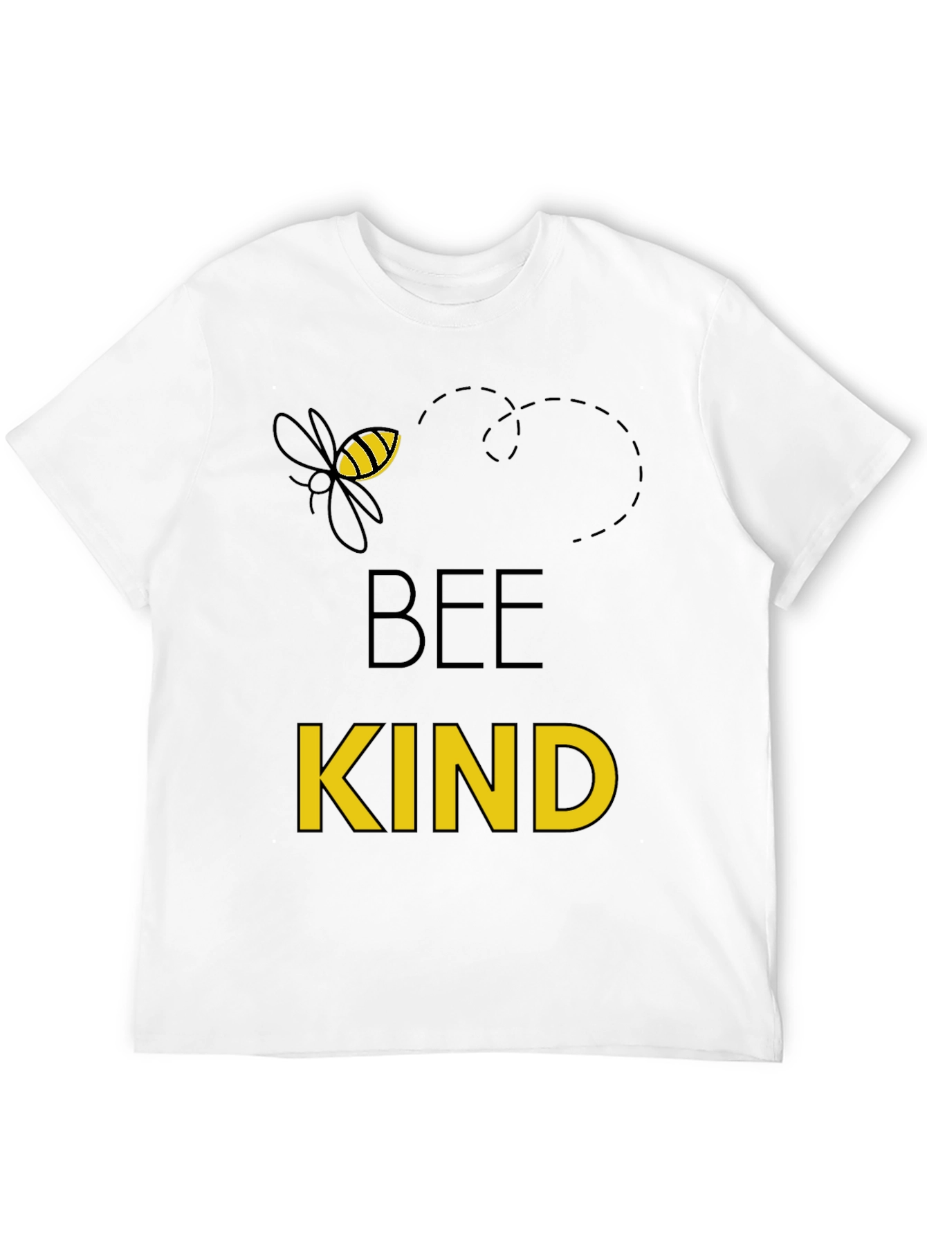 Bee Kind Graphic Tee - Black Cotton Comfort