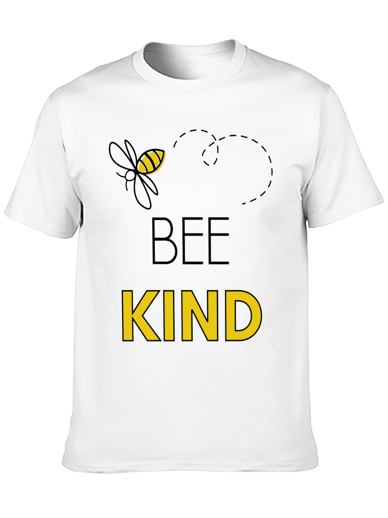 Bee Kind Graphic Tee - Black Cotton Comfort