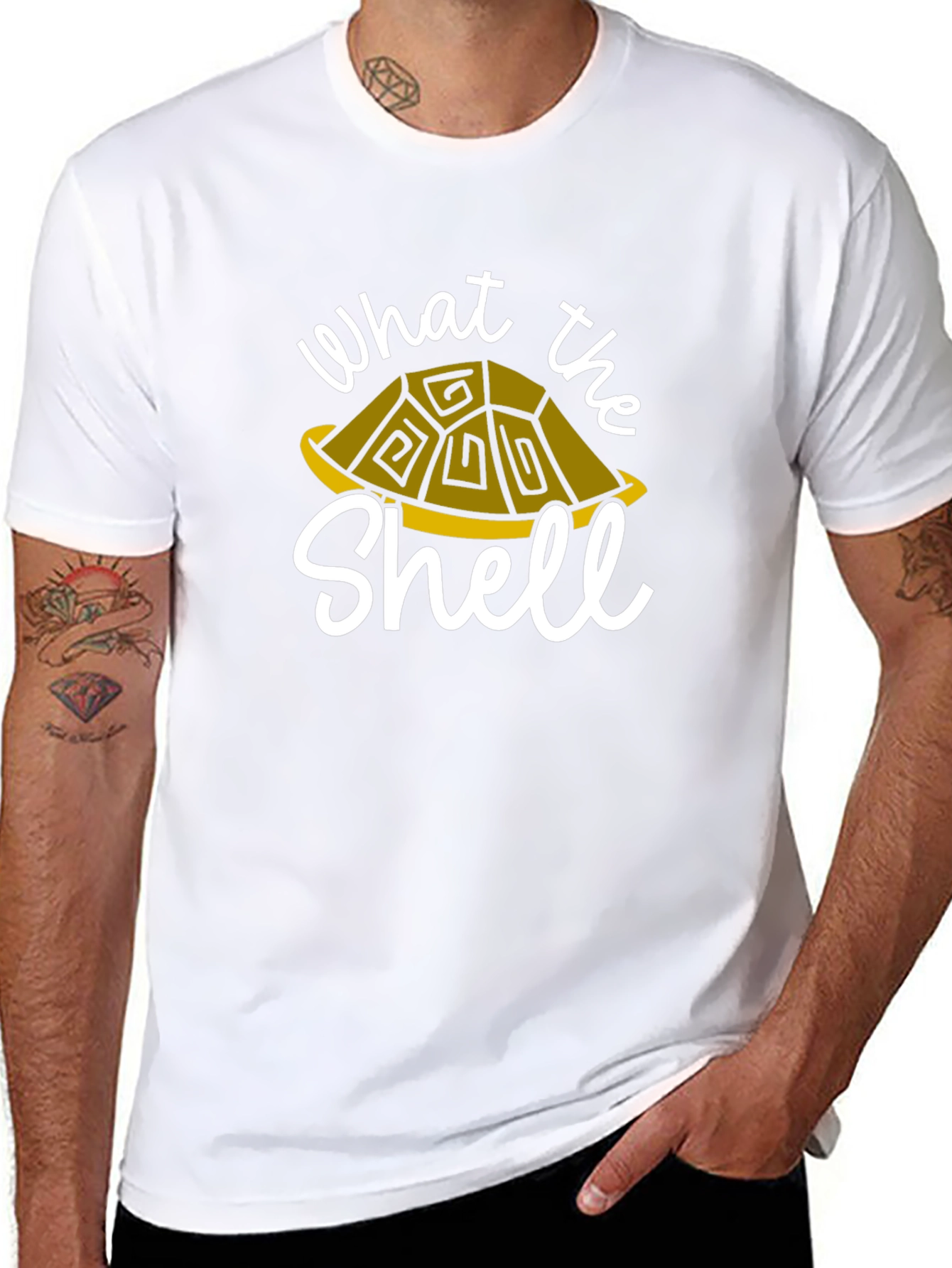 What the Shell T-Shirt - Turtle Graphic Tee
