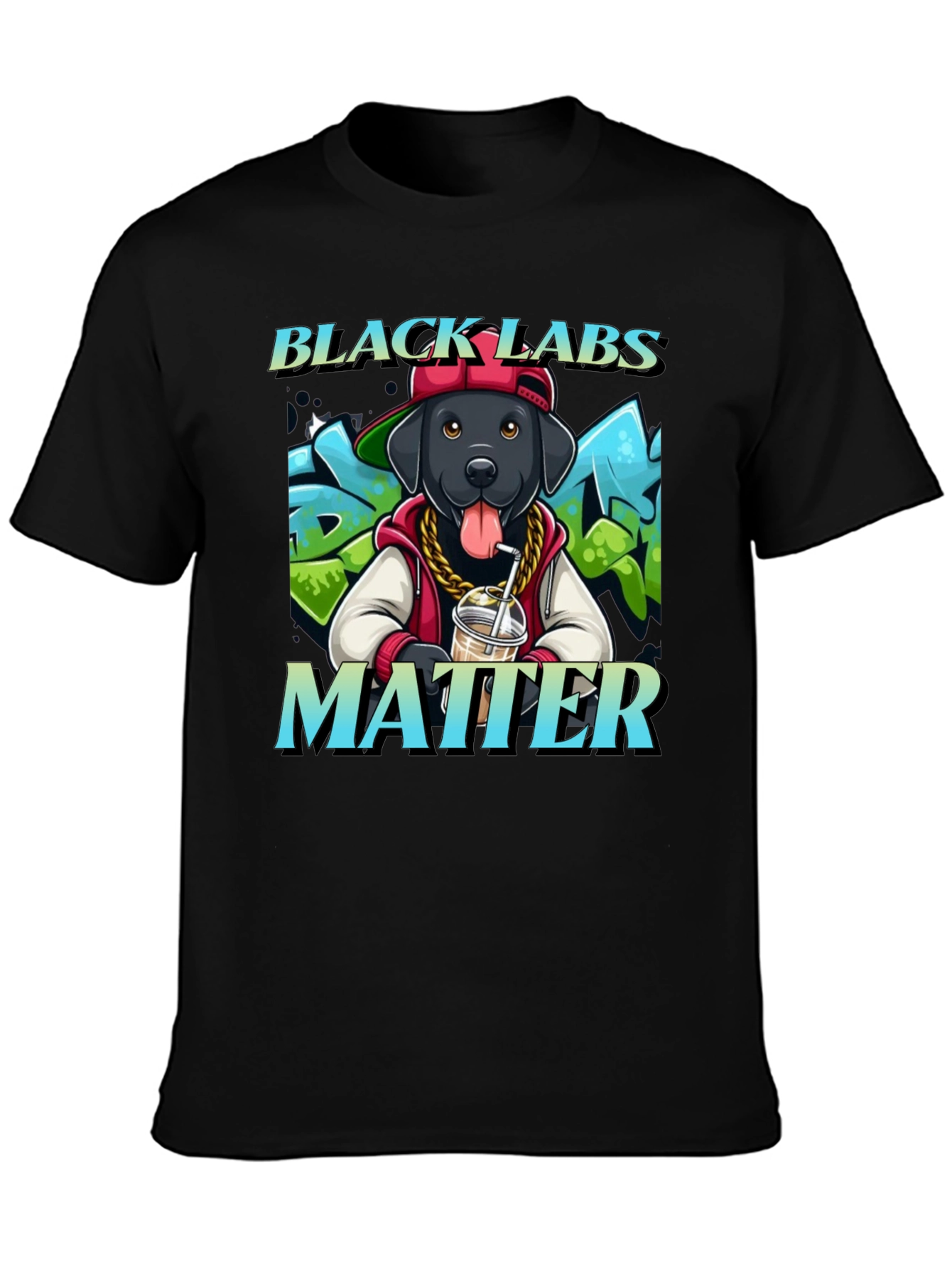 Black Labs Matter Graphic Tee