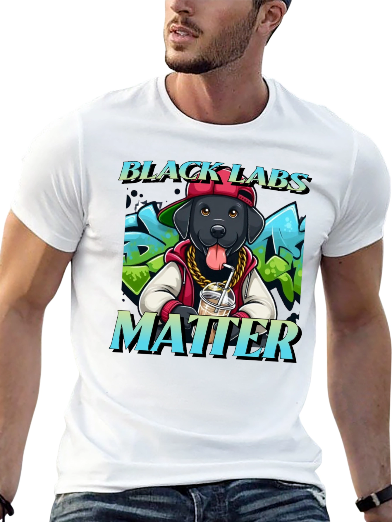 Black Labs Matter Graphic Tee