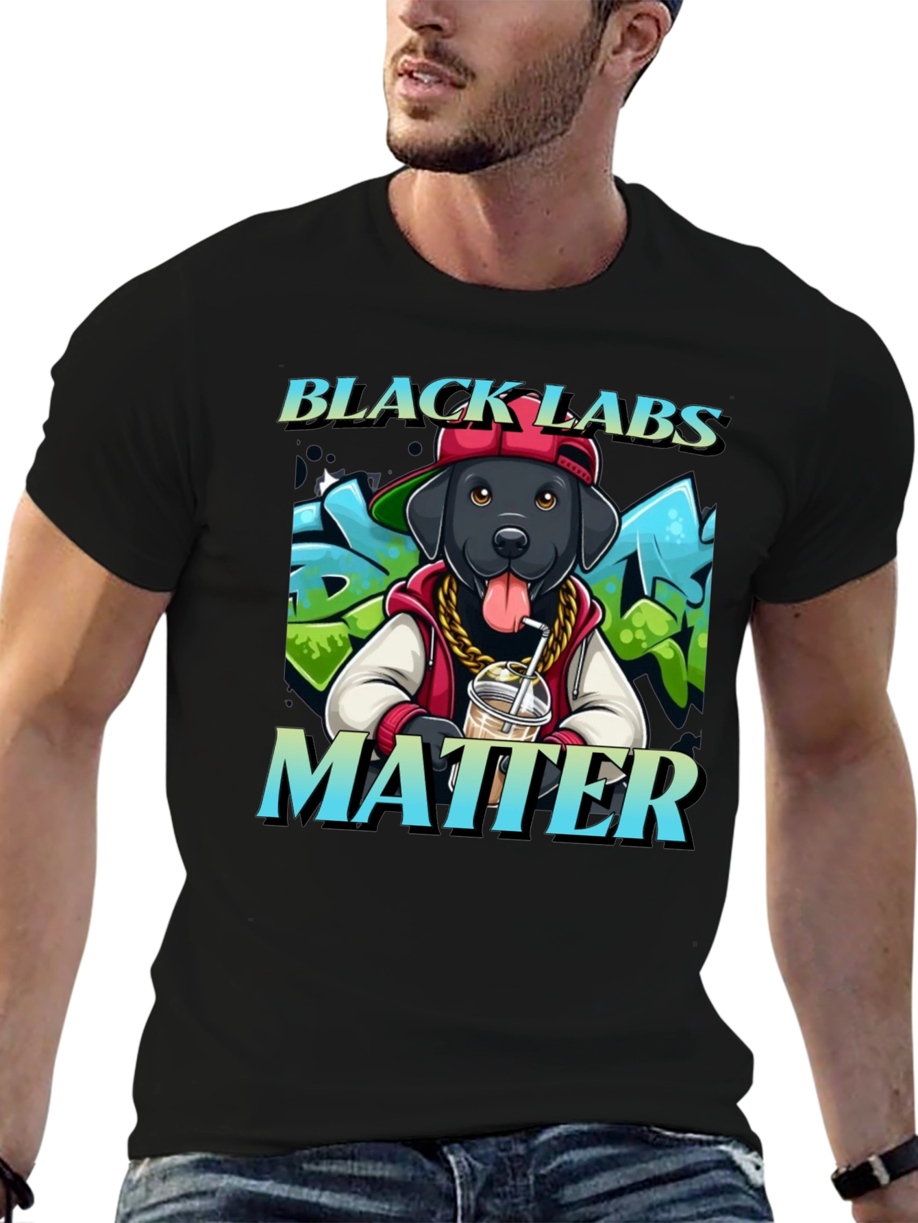 Black Labs Matter Graphic Tee