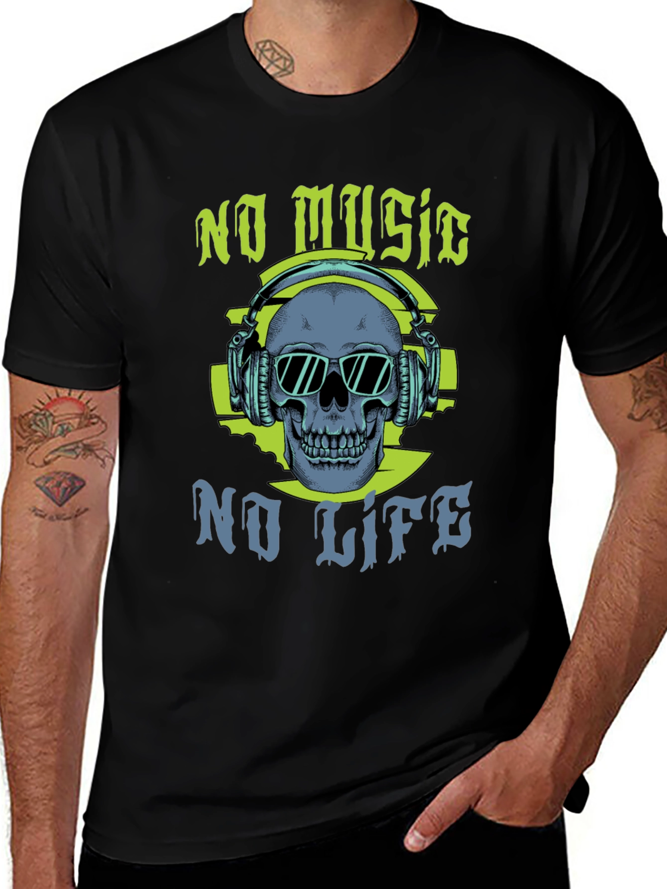 No Music No Life Graphic Tee