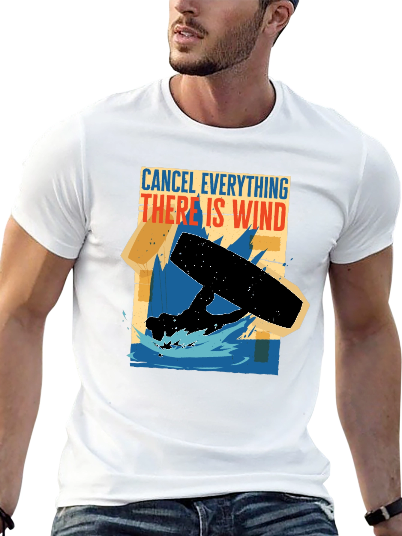 Cancel Everything Wind T-Shirt - Kitesurfing Apparel