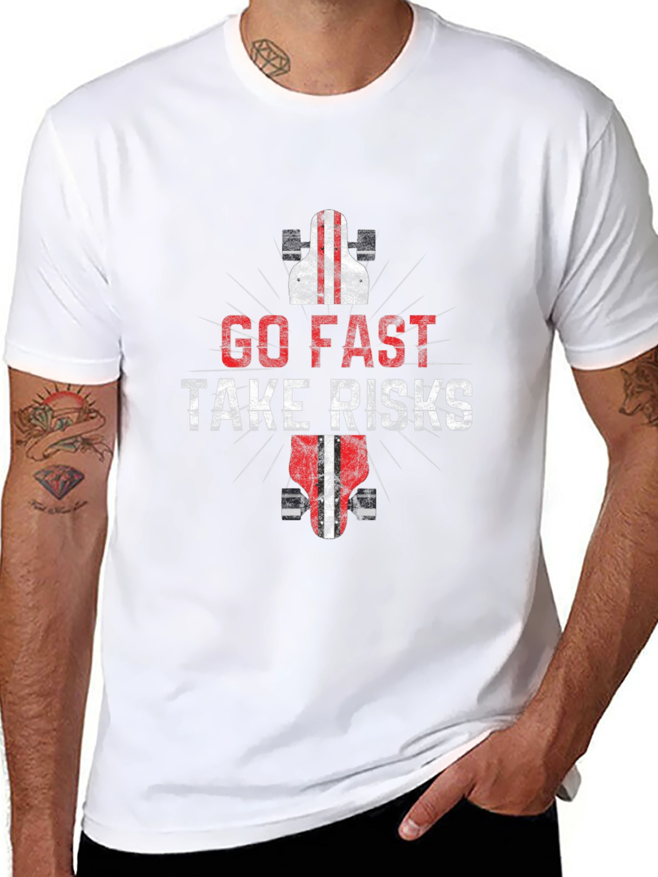 Go Fast Take Risks Graphic Tee