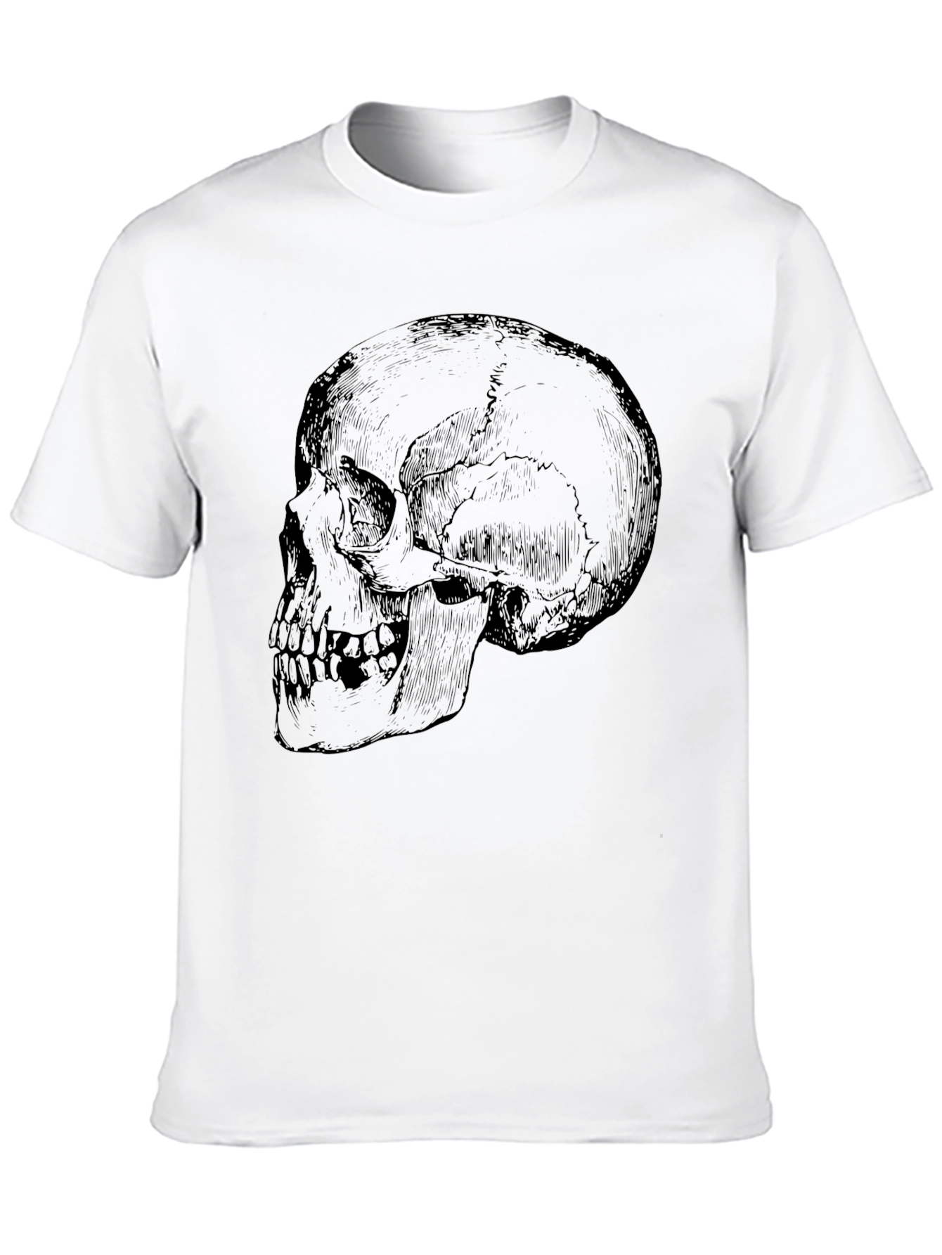 Skull Graphic Black T-Shirt for Men