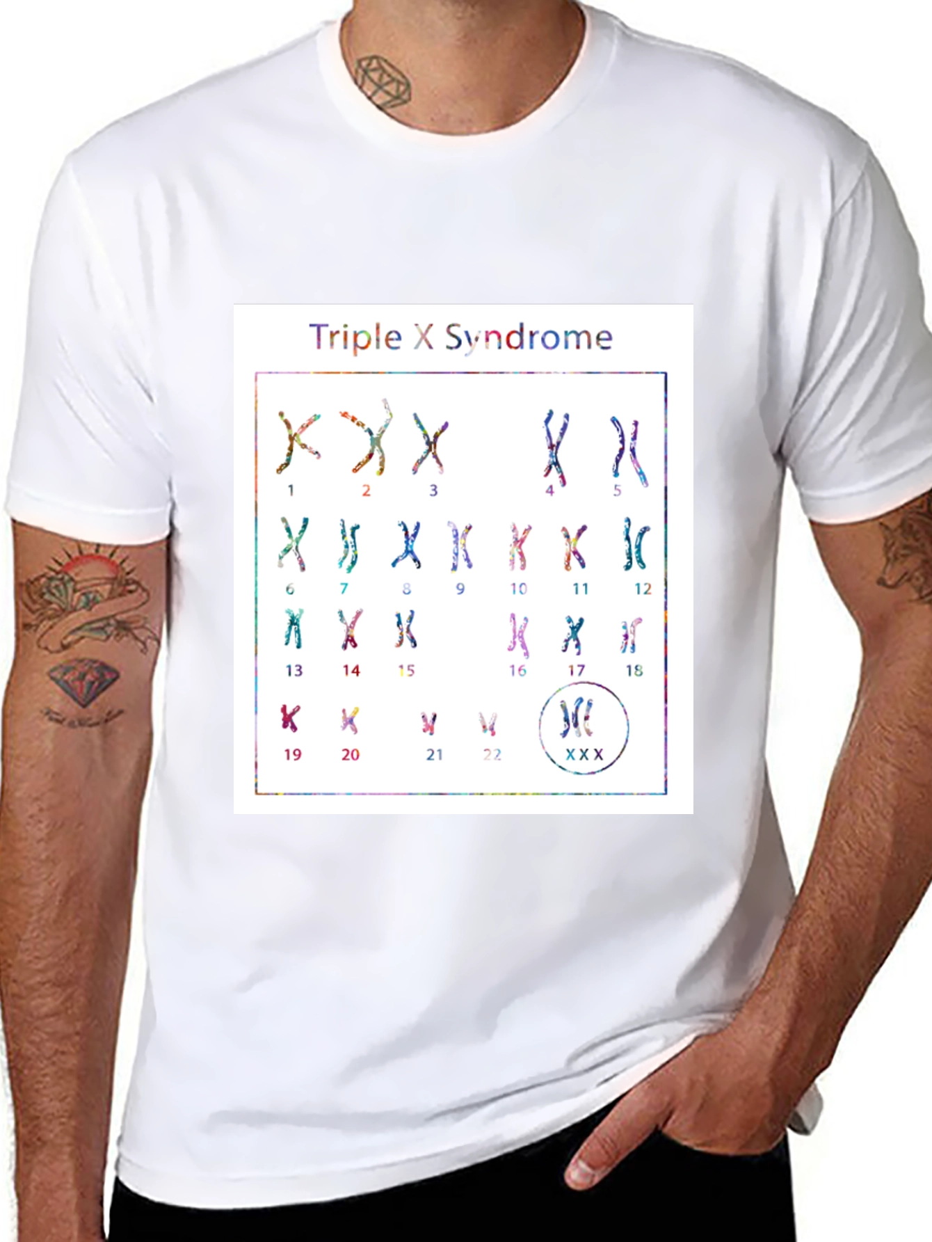 Triple X Syndrome Chromosome T-Shirt