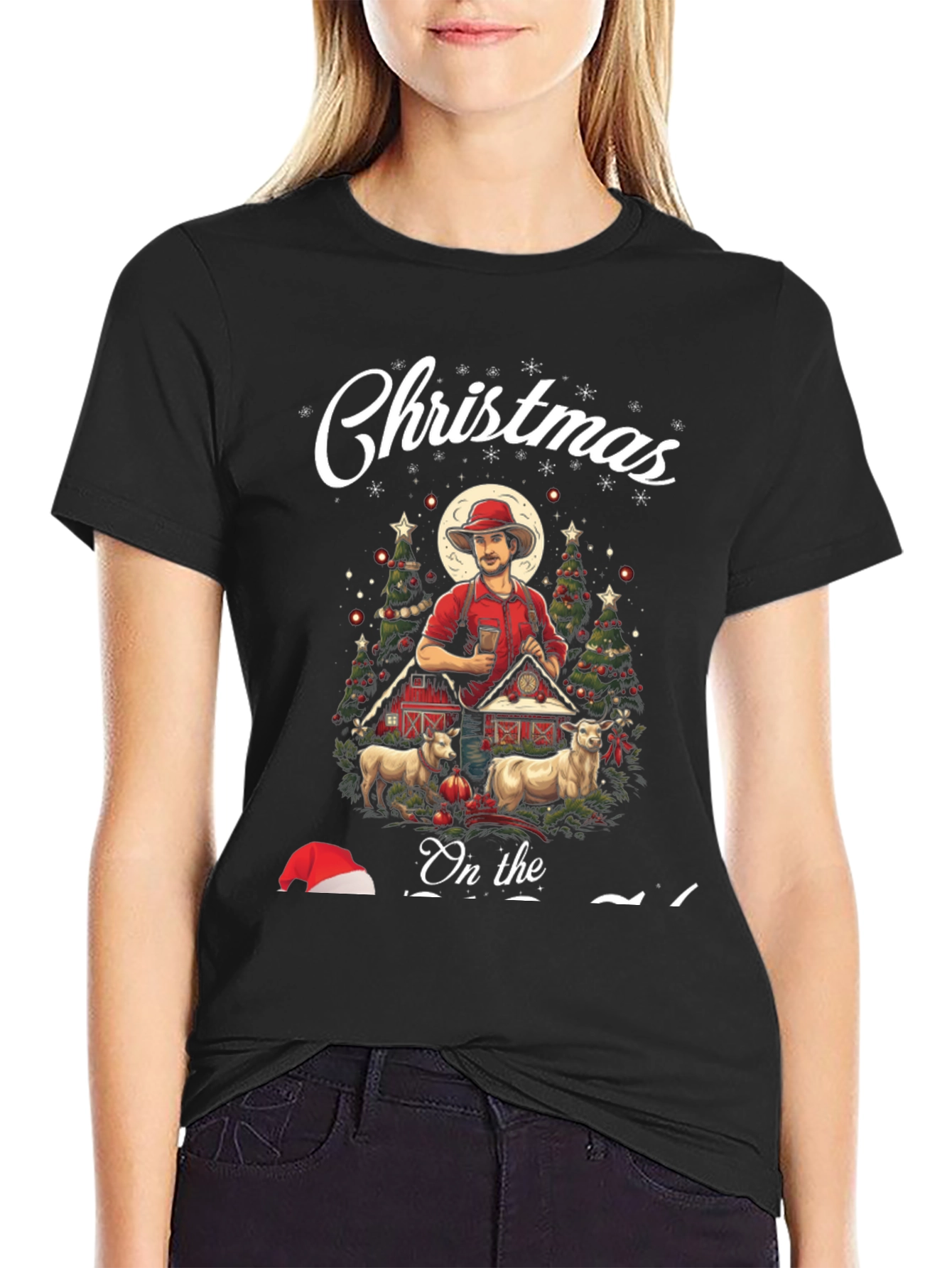 Christmas on the Farm T-Shirt