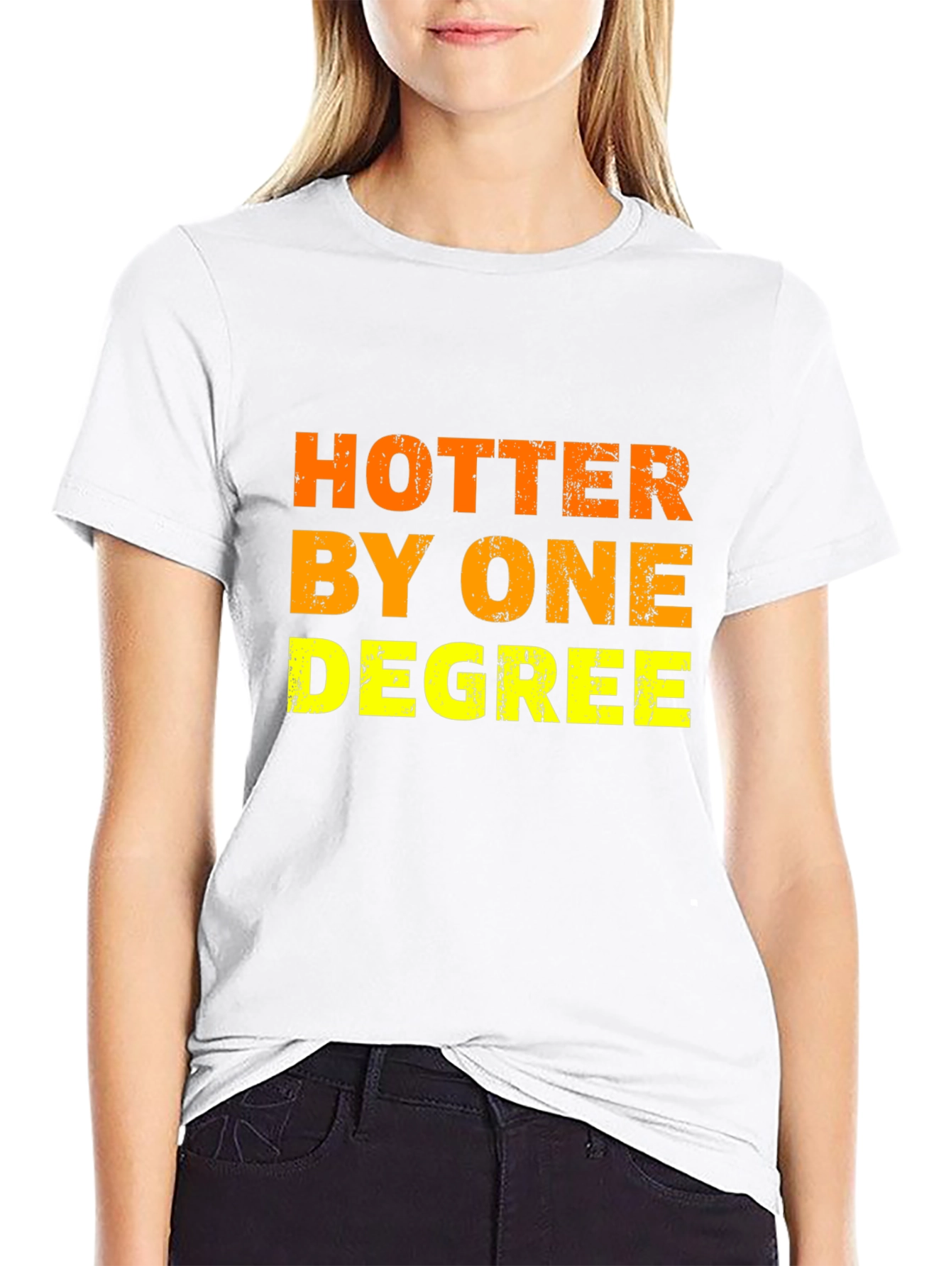 Hotter By One Degree Mens Black T-Shirt