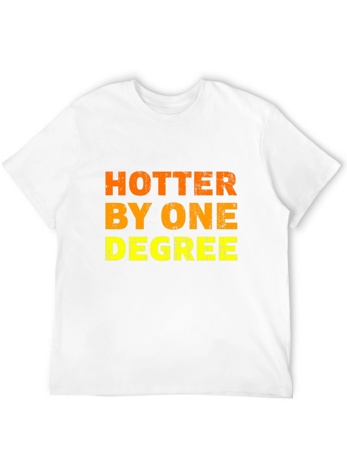 Hotter By One Degree Mens Black T-Shirt