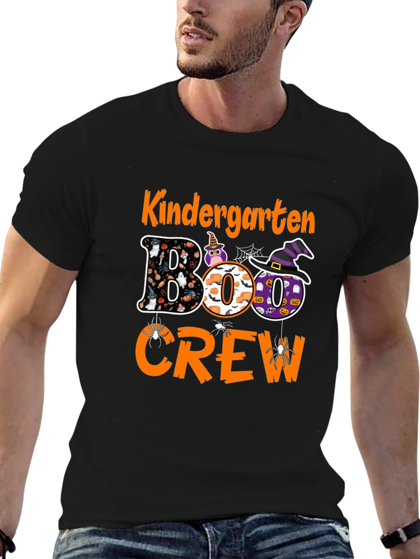 Kindergarten Boo Crew Halloween T-Shirt