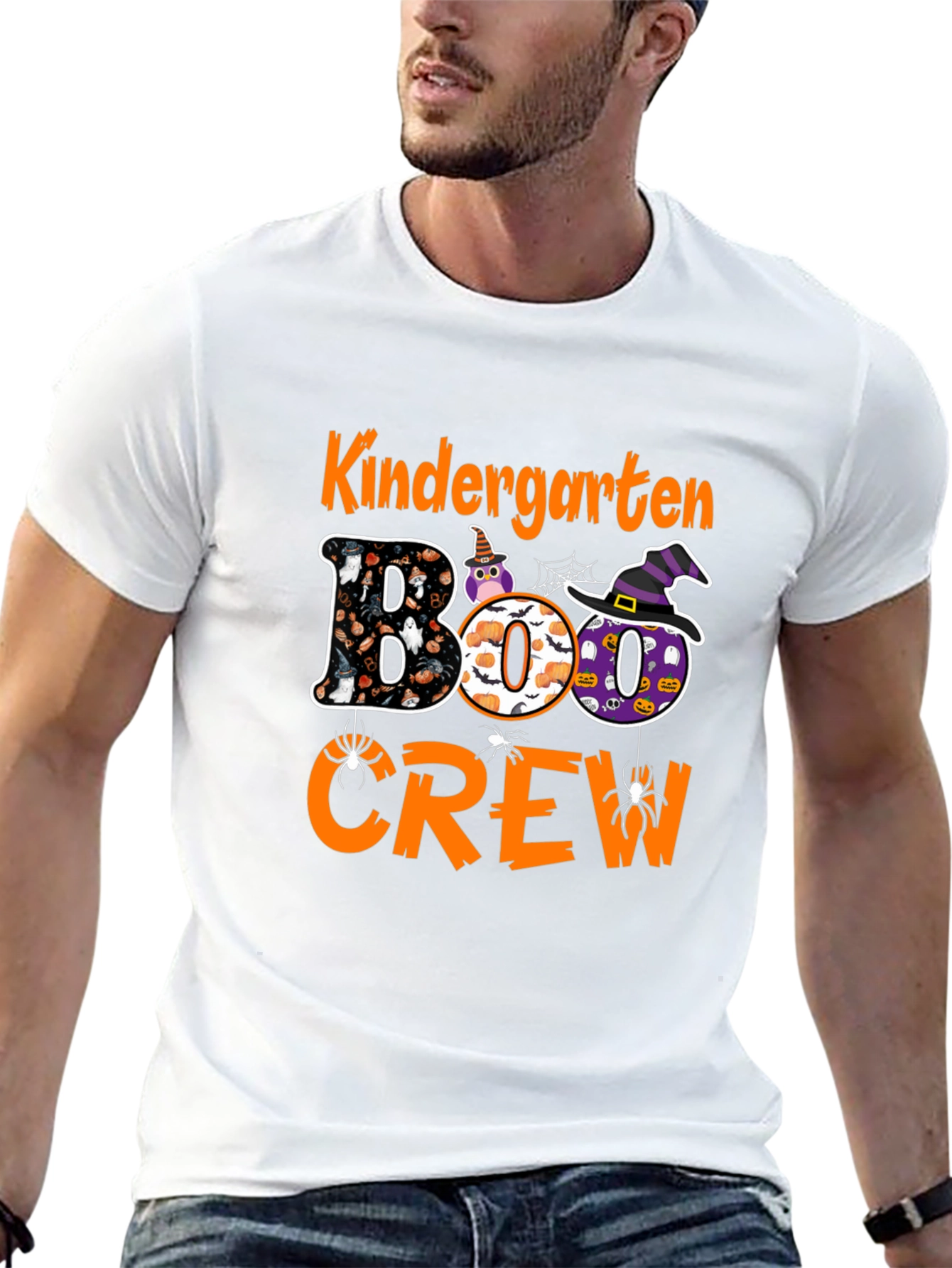 Kindergarten Boo Crew Halloween T-Shirt