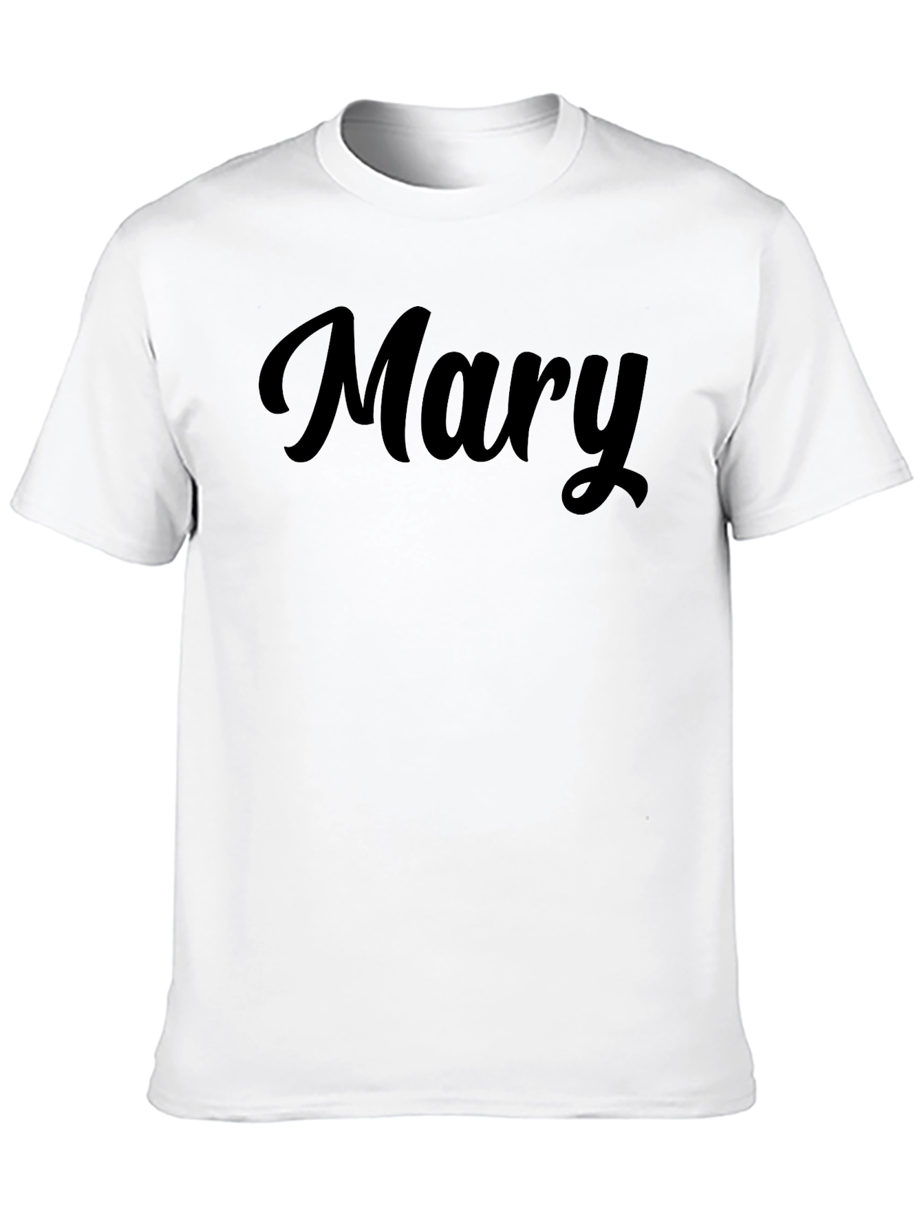 Personalized Mary Black T-Shirt