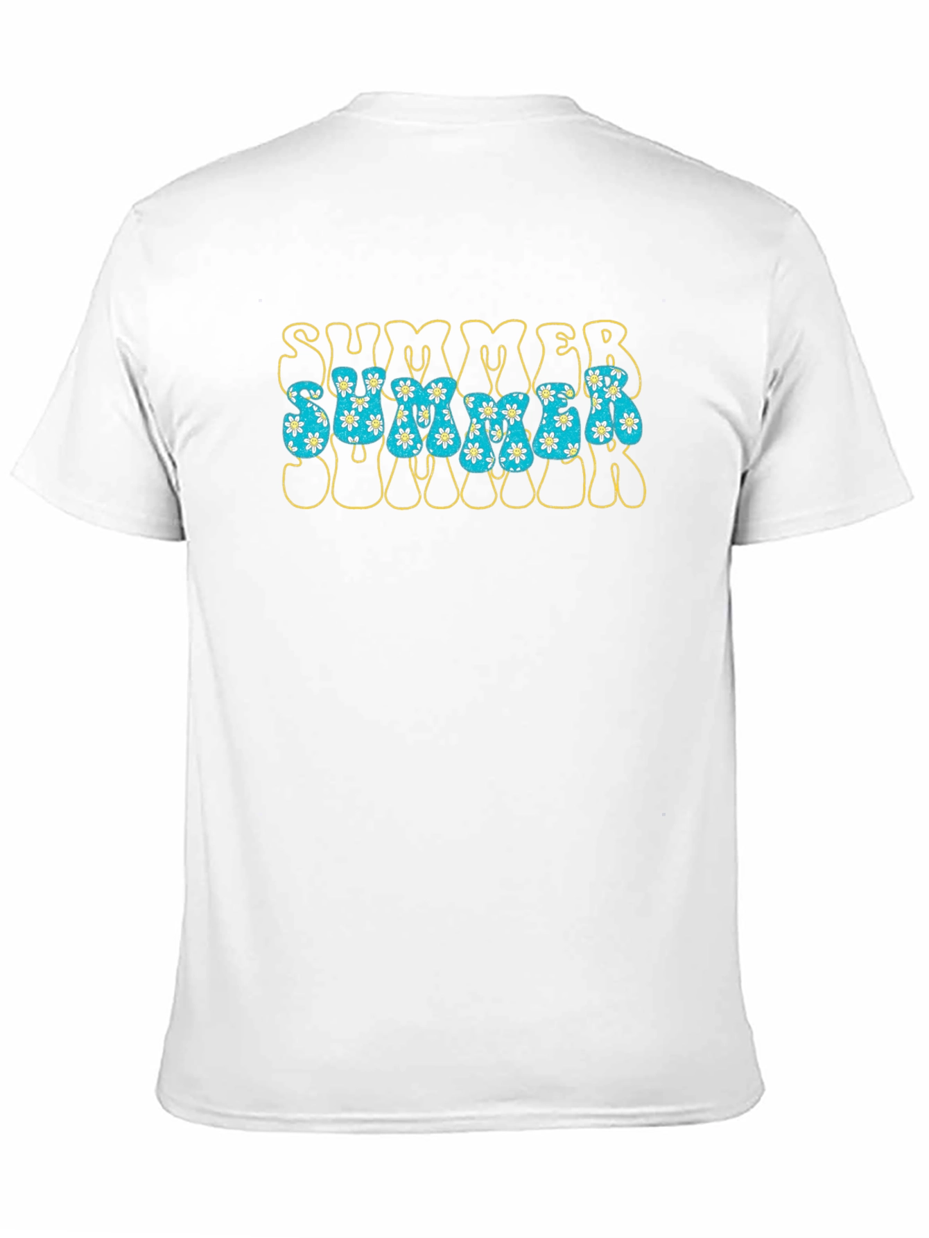 Retro Summer Floral Graphic T-Shirt