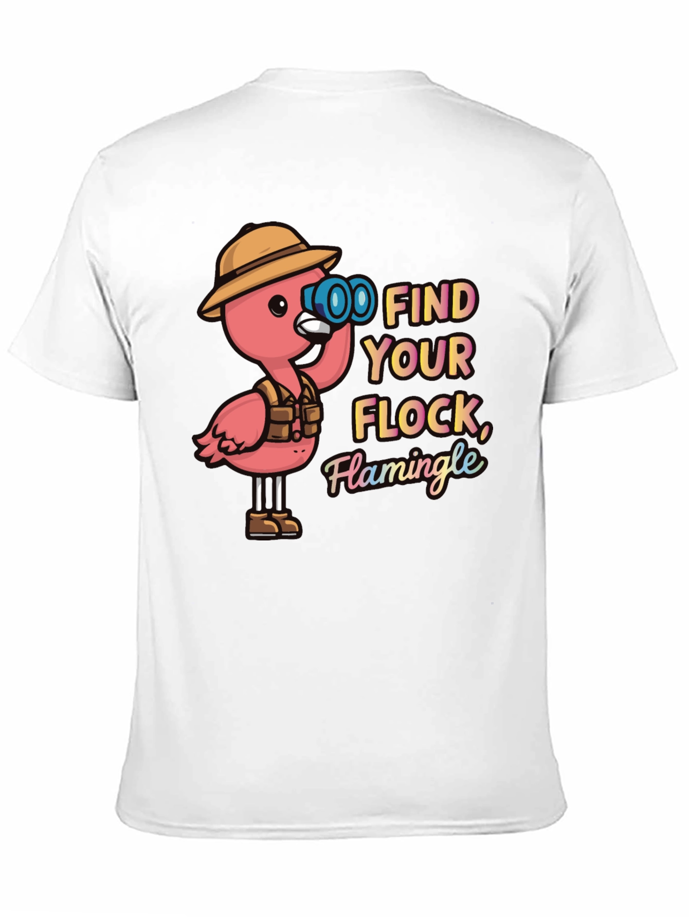 Find Your Flock Flamingo Graphic Tee