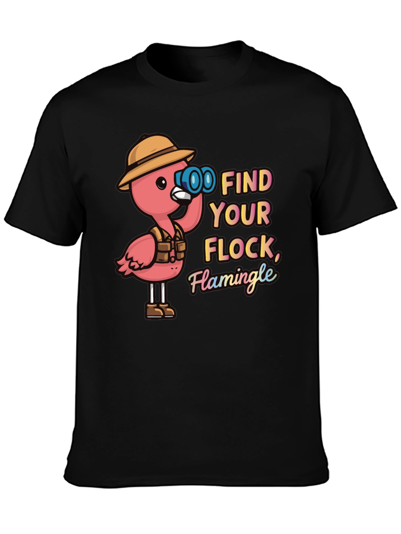 Find Your Flock Flamingo Graphic Tee