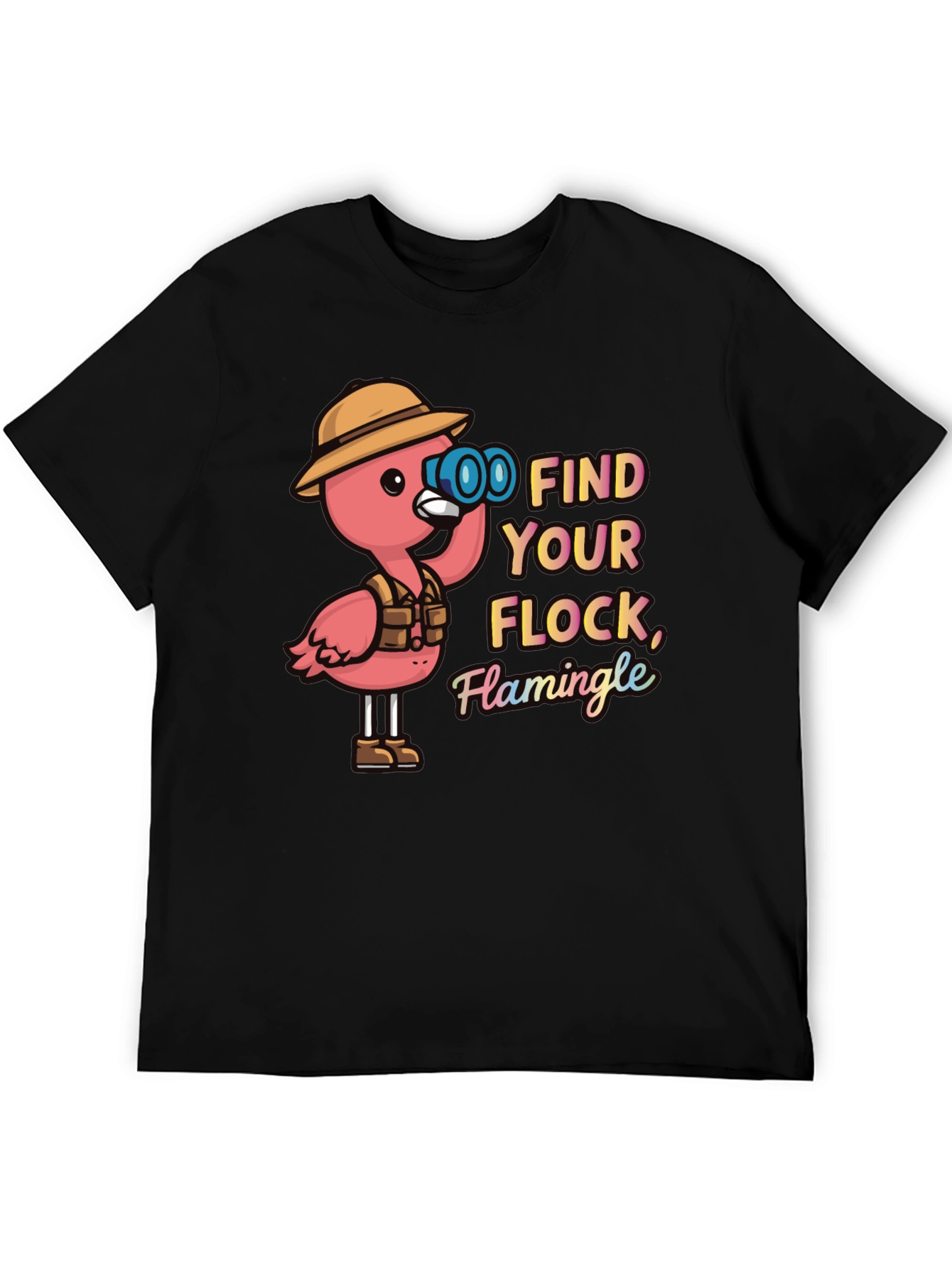 Find Your Flock Flamingo Graphic Tee