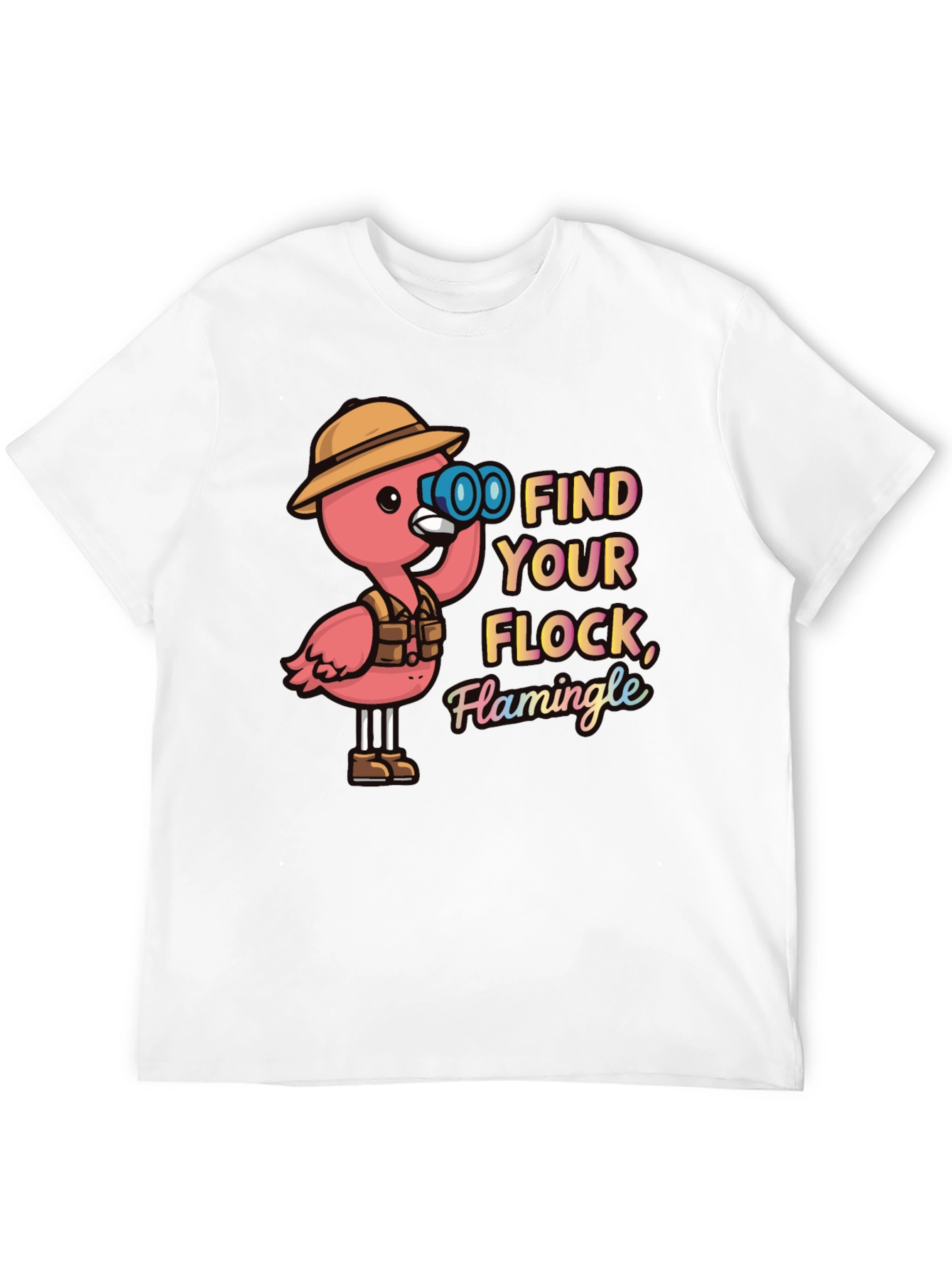 Find Your Flock Flamingo Graphic Tee