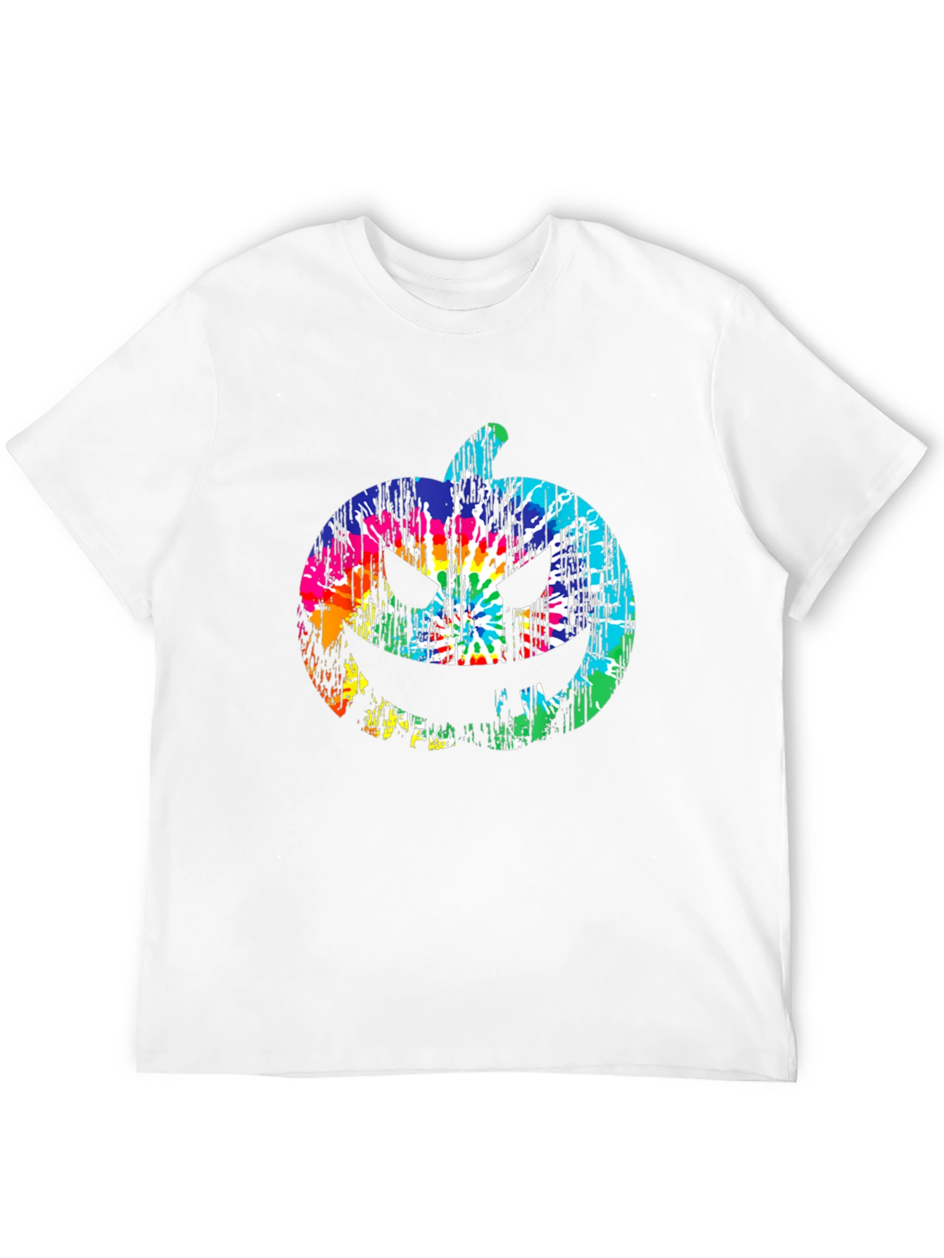 Tie Dye Pumpkin Halloween T-Shirt