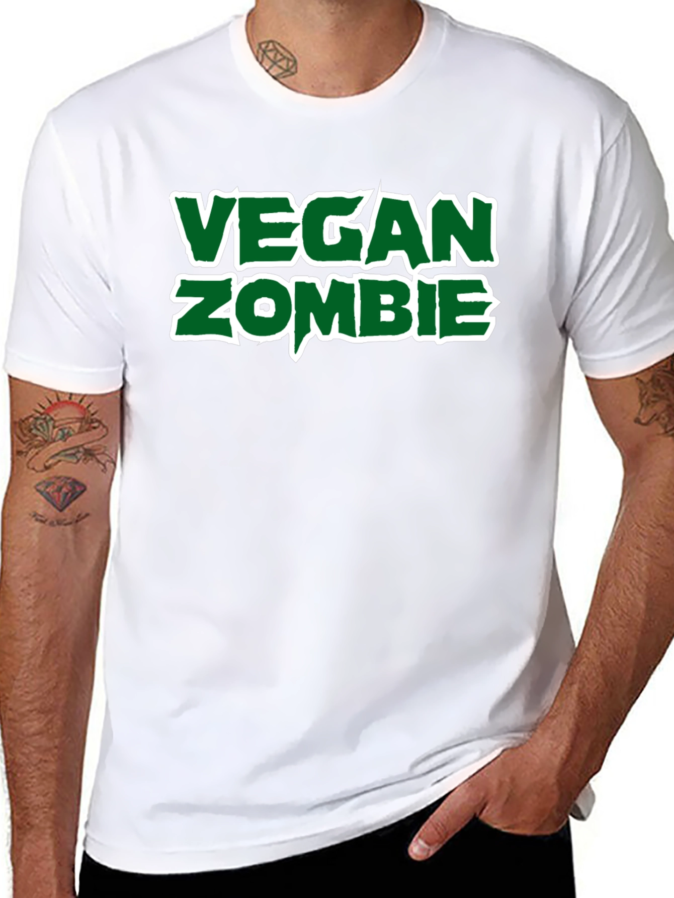 Vegan Zombie Graphic T-Shirt