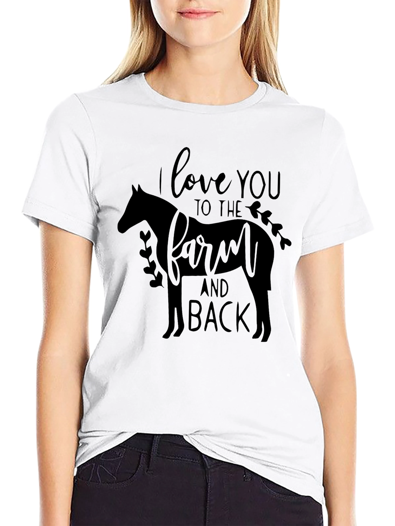 Farm Love Graphic Tee - Mens Black T-Shirt
