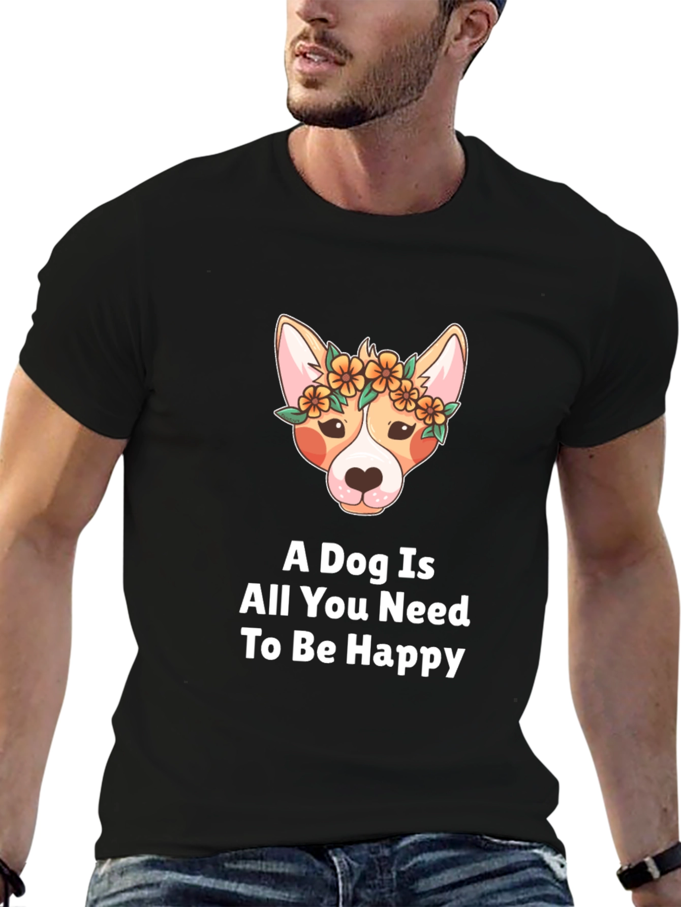 Dog Is All You Need T-Shirt - Black