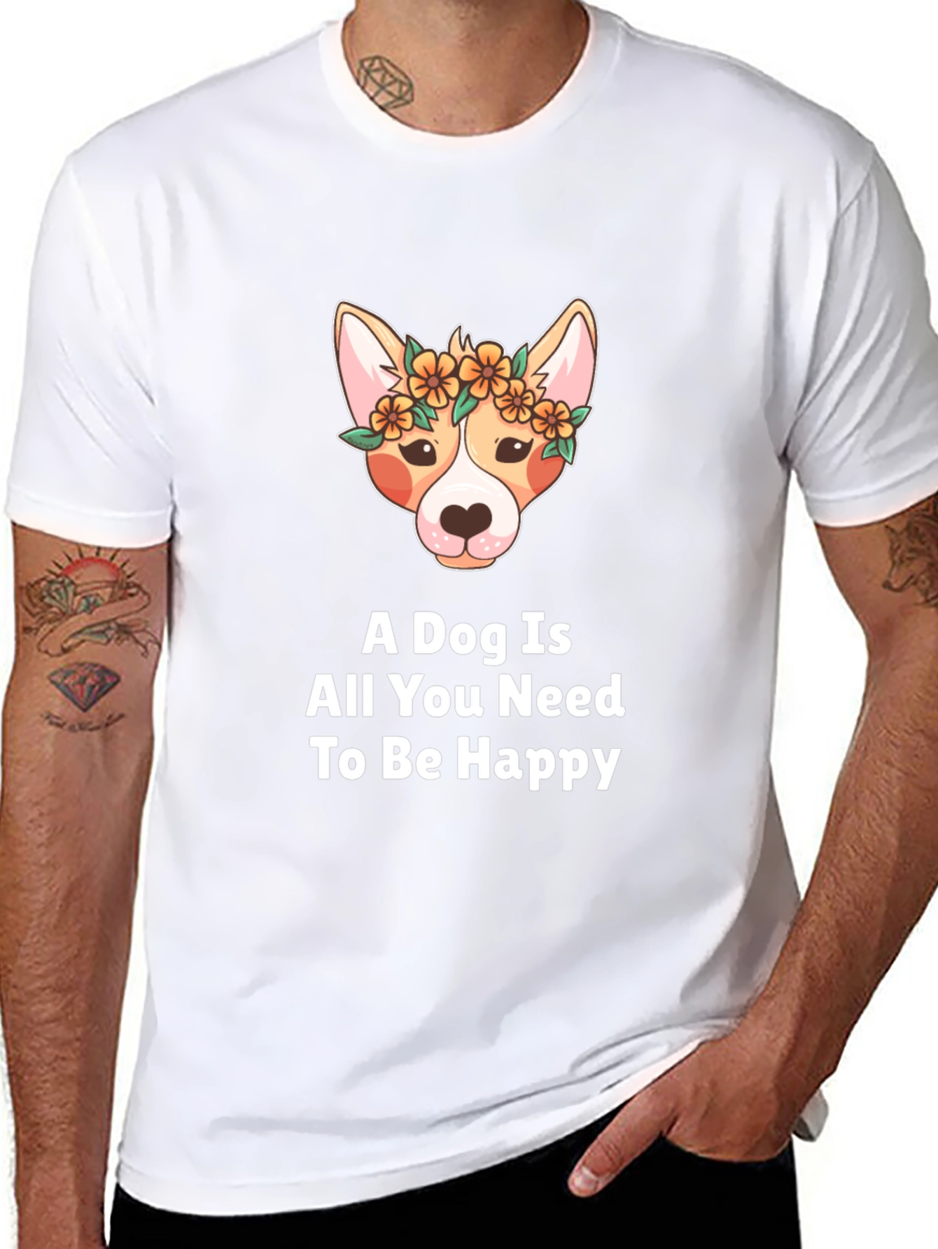 Dog Is All You Need T-Shirt - Black