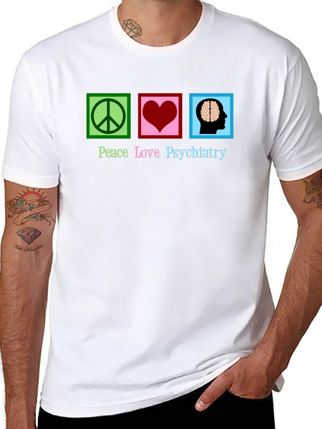 Peace Love Psychiatry T-Shirt