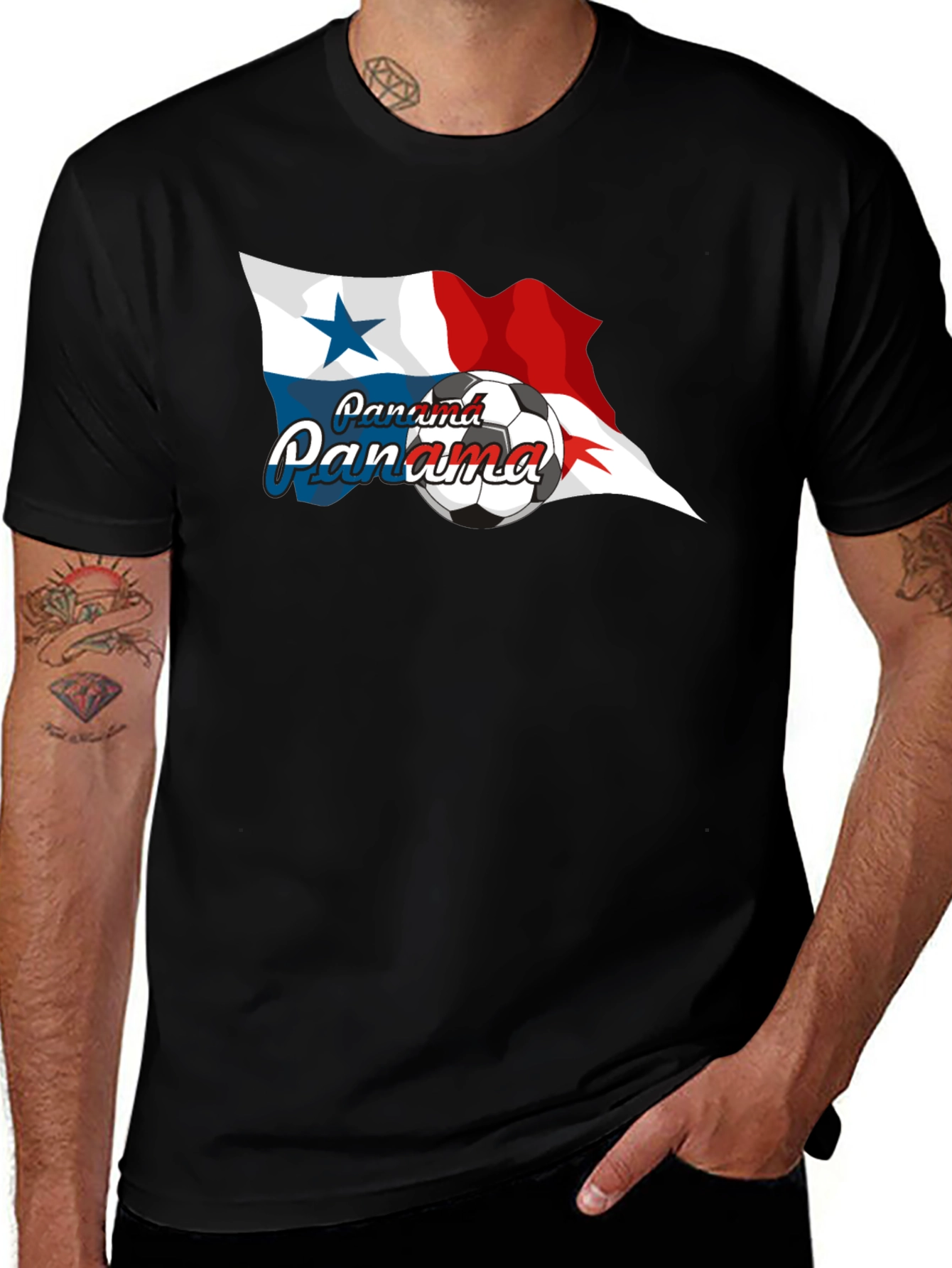 Panama Flag Soccer T-Shirt