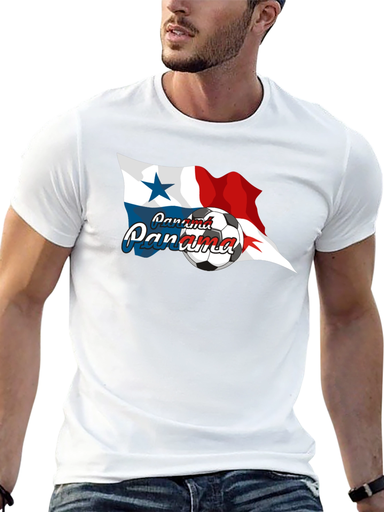 Panama Flag Soccer T-Shirt