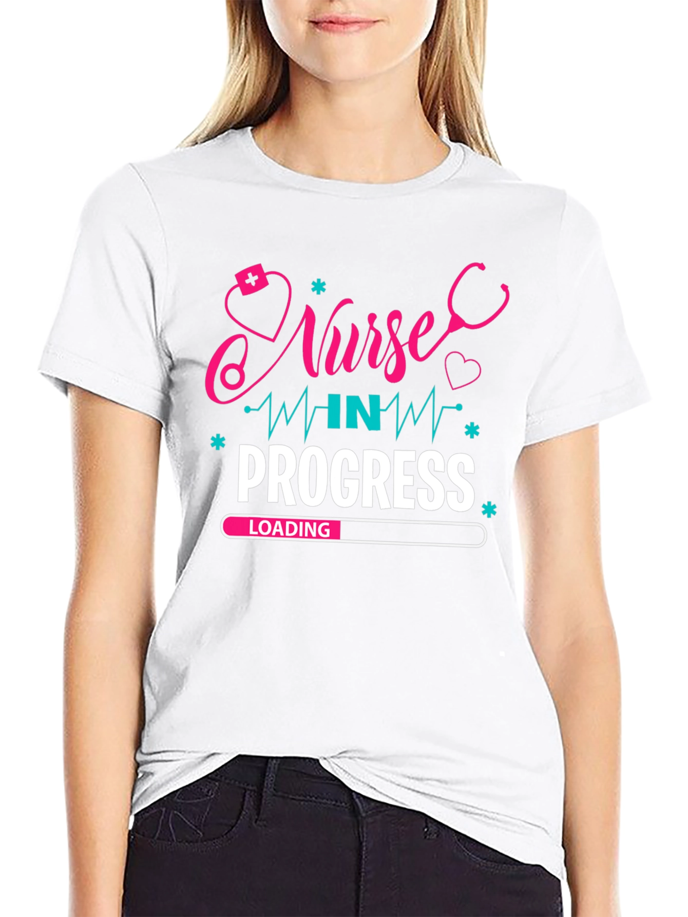 Nurse in Progress Graphic T-Shirt