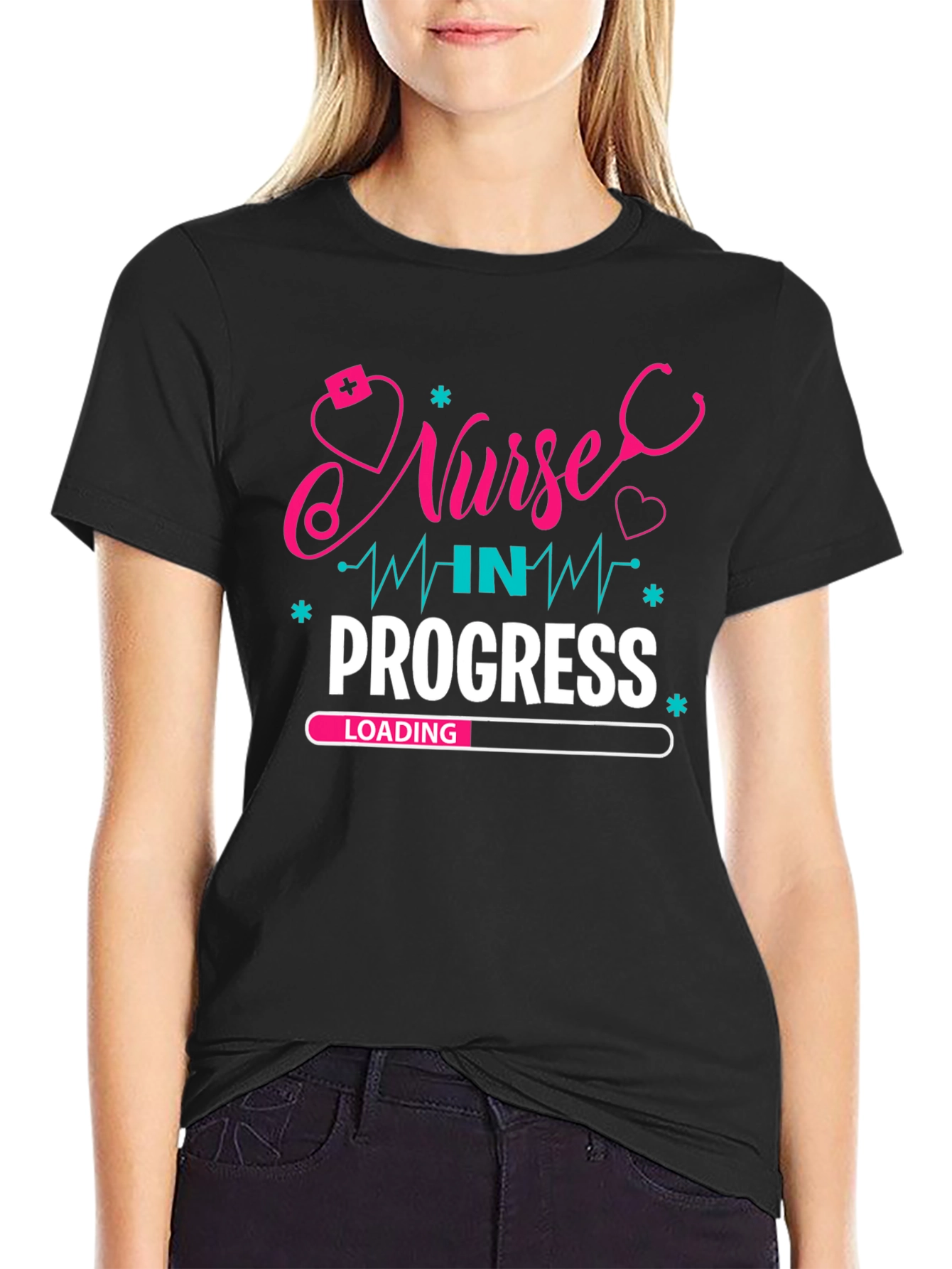 Nurse in Progress Graphic T-Shirt