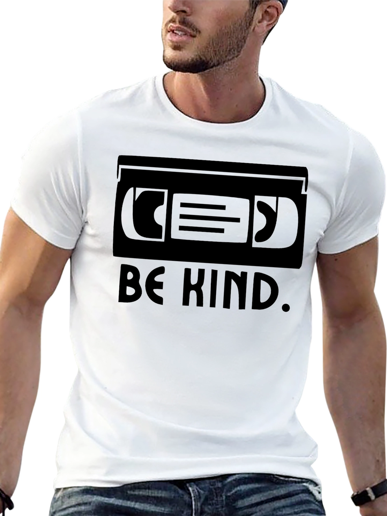 Be Kind VHS Tape Graphic T-Shirt - Unisex