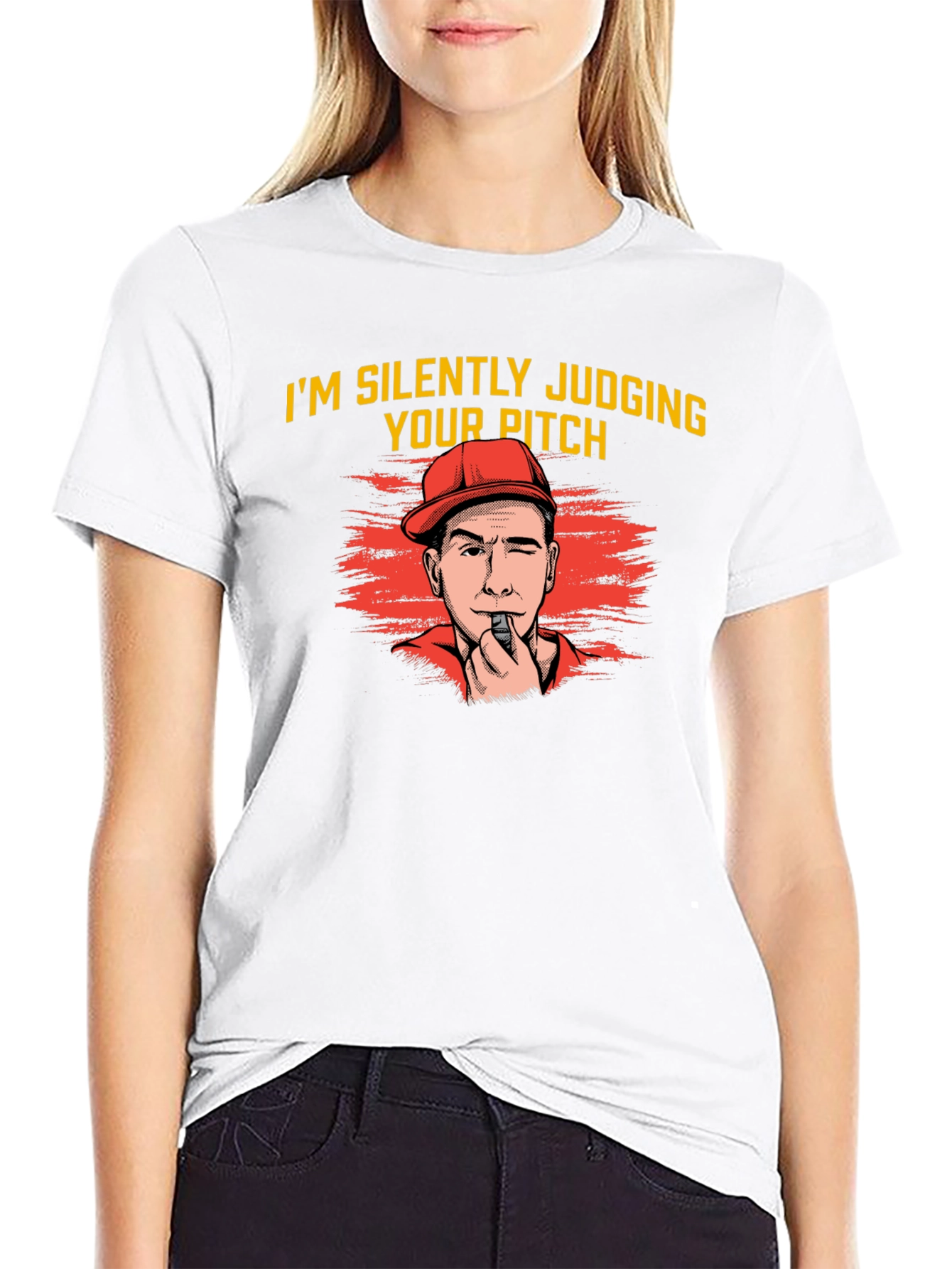 Silently Judging Your Pitch T-Shirt