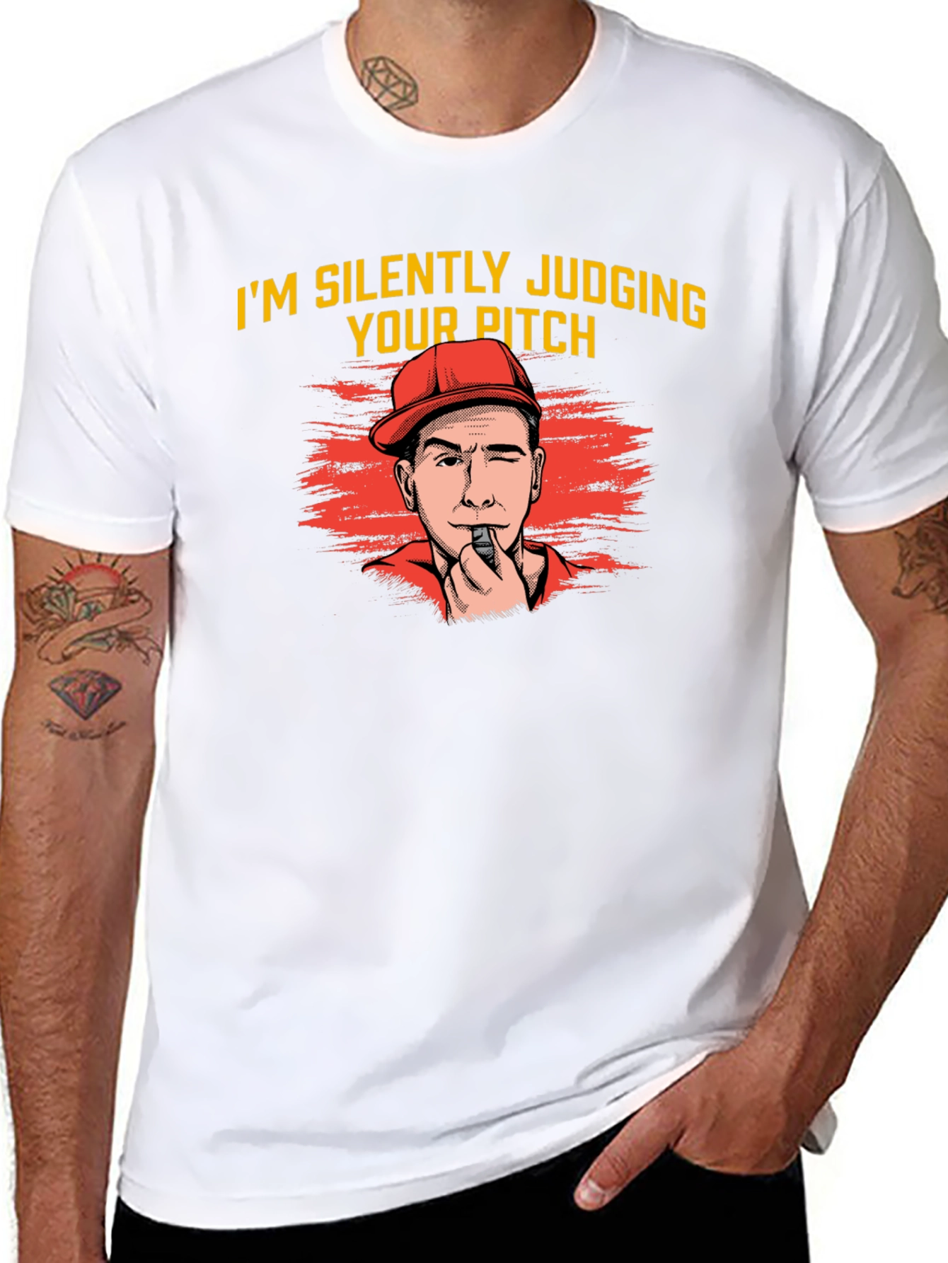 Silently Judging Your Pitch T-Shirt