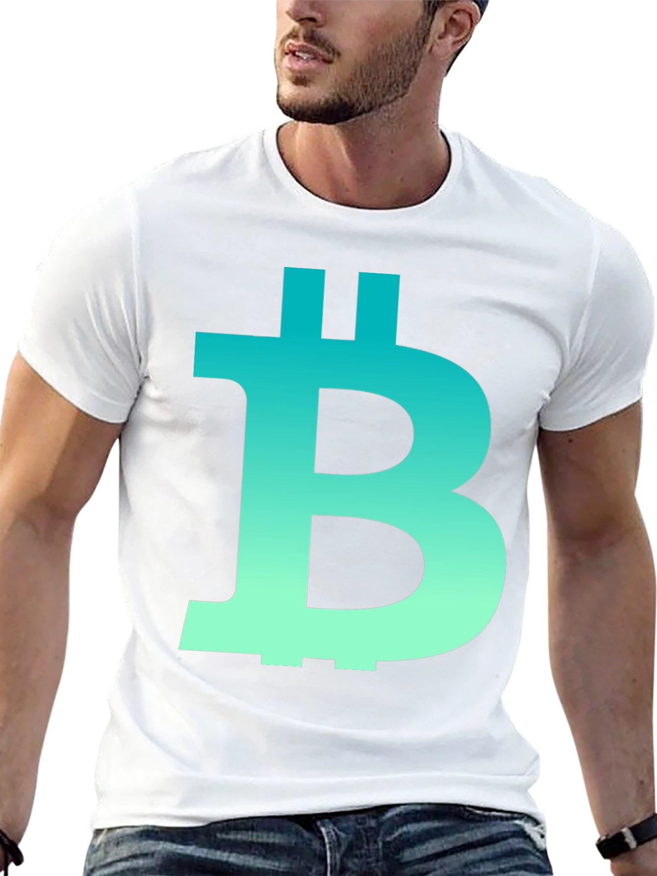 Bitcoin Symbol Graphic Tee - Crypto Fashion