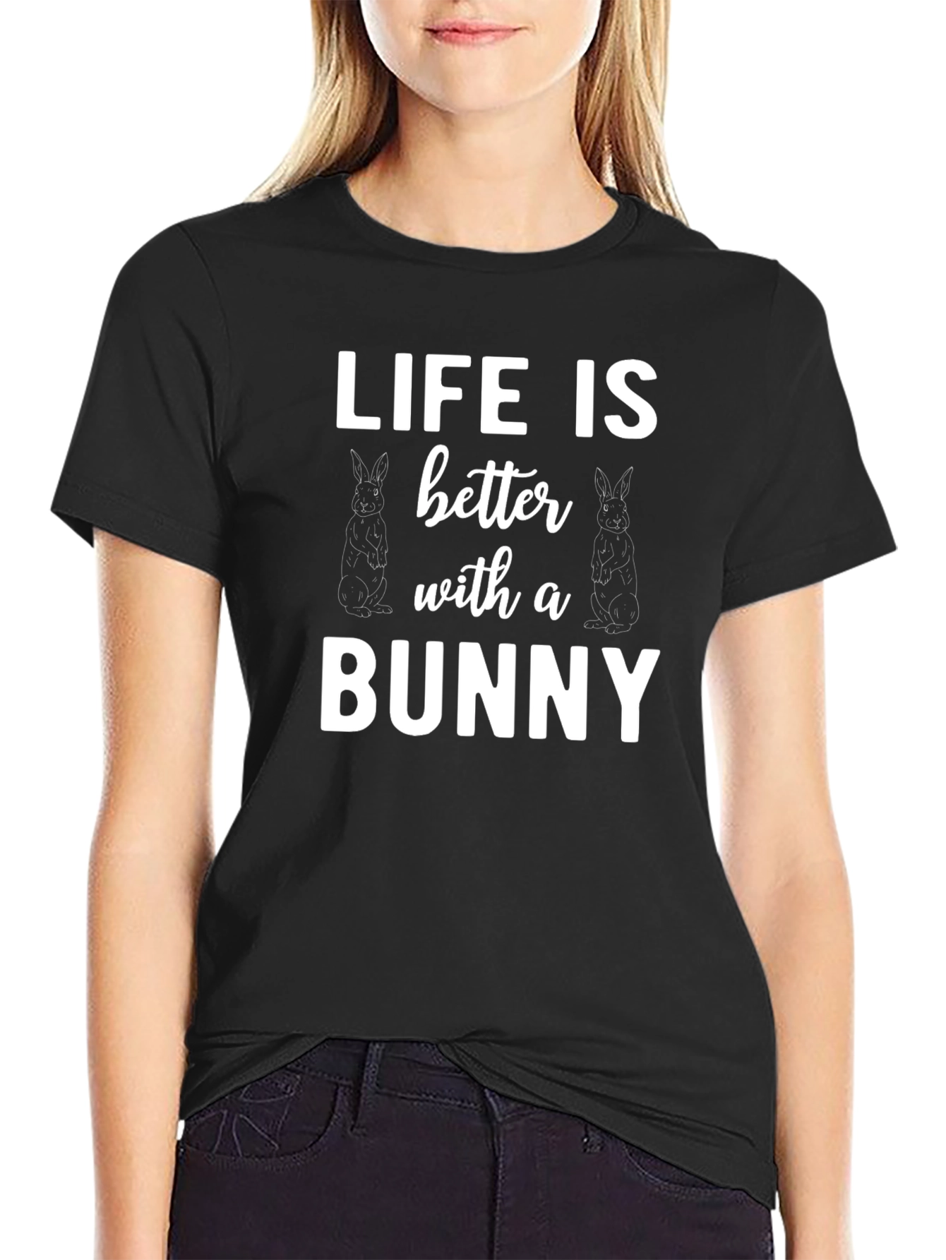 Life Is Better With a Bunny Graphic Tee